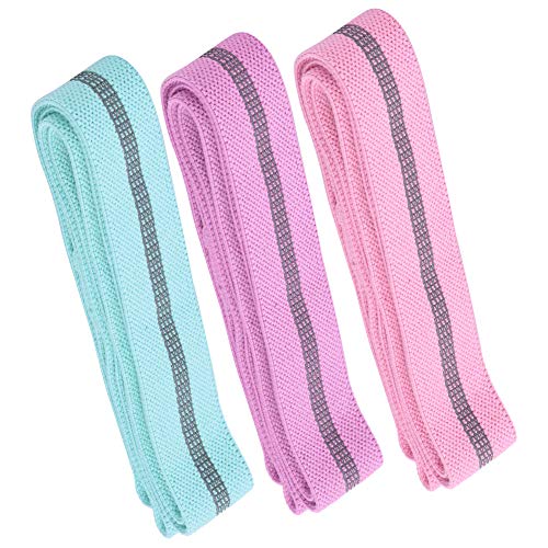 3-Piece Fitness Resistance Bands Set - Pull Rope & Training Rings for Women, Yoga & Home Workout Equipment (Candy Colors) - Perfect for Strength Training, Pilates & Gym Accessories