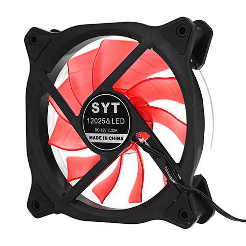 12V 120mm 4Pin/3Pin RGB LED PC Cooling Fan with PWM - Quiet Computer Case Fan for Desktop Gaming PC, CPU Cooler & Heatsink - Perfect for Gaming Rigs, Workstations & Home Office Computers