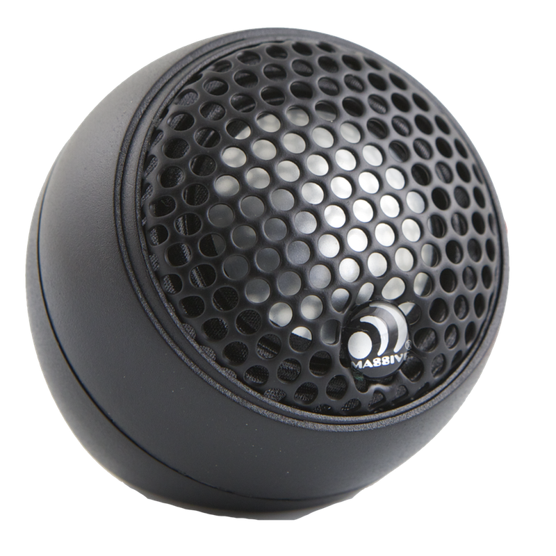60W RMS 25mm Aluminum Dome Tweeters - Multi Mounting Car Audio Speakers for Clear Highs | Perfect for Car Stereo, Home Theater & PA Systems