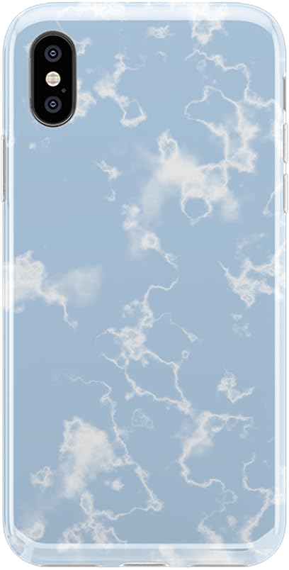 Light Blue Skies Marble Clouds