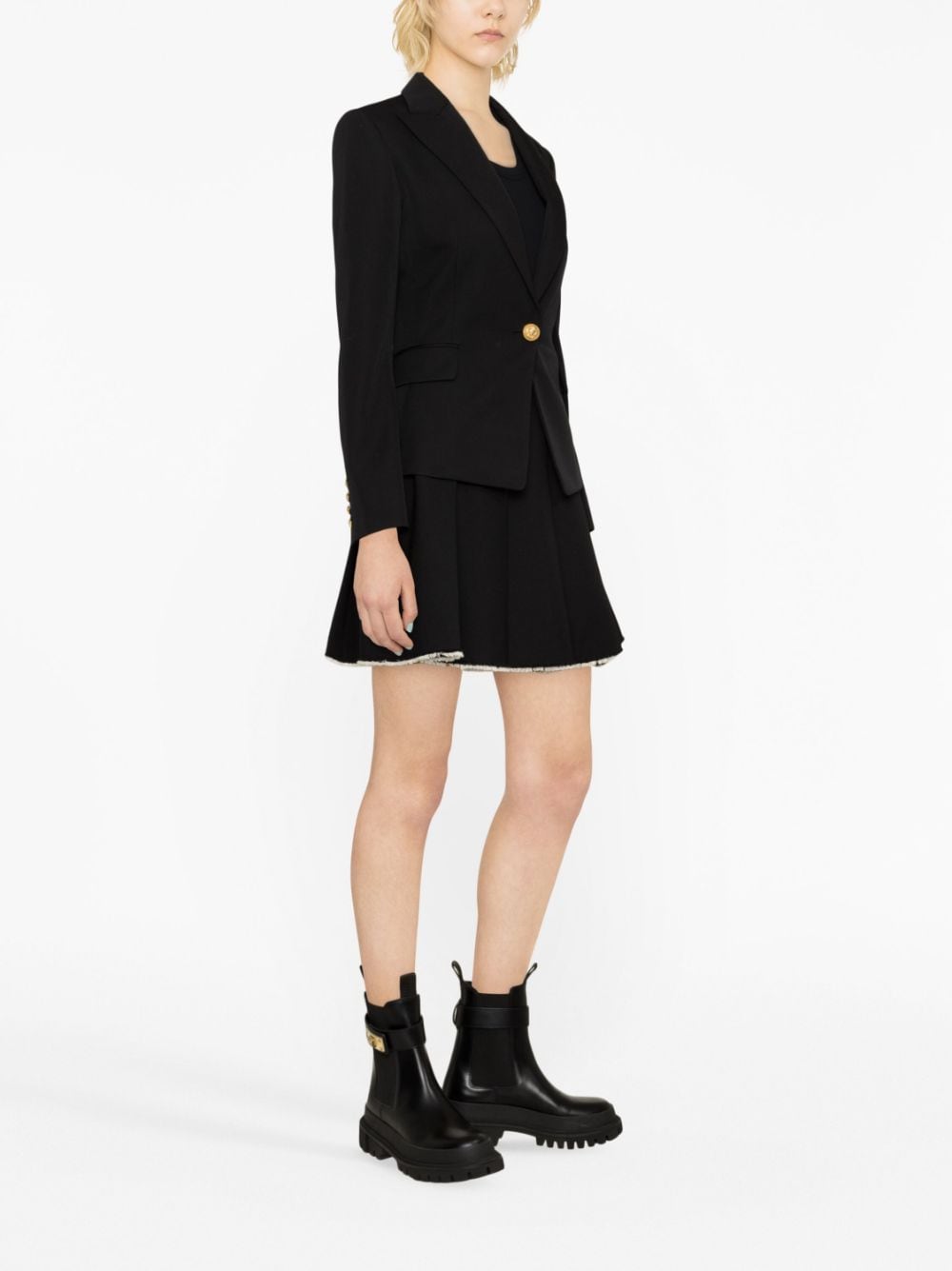 Balmain Black Leather Jacket for Men & Women | Luxury Designer Coat for Fashion & Night Out | Perfect for Parties, Dates & Special Occasions