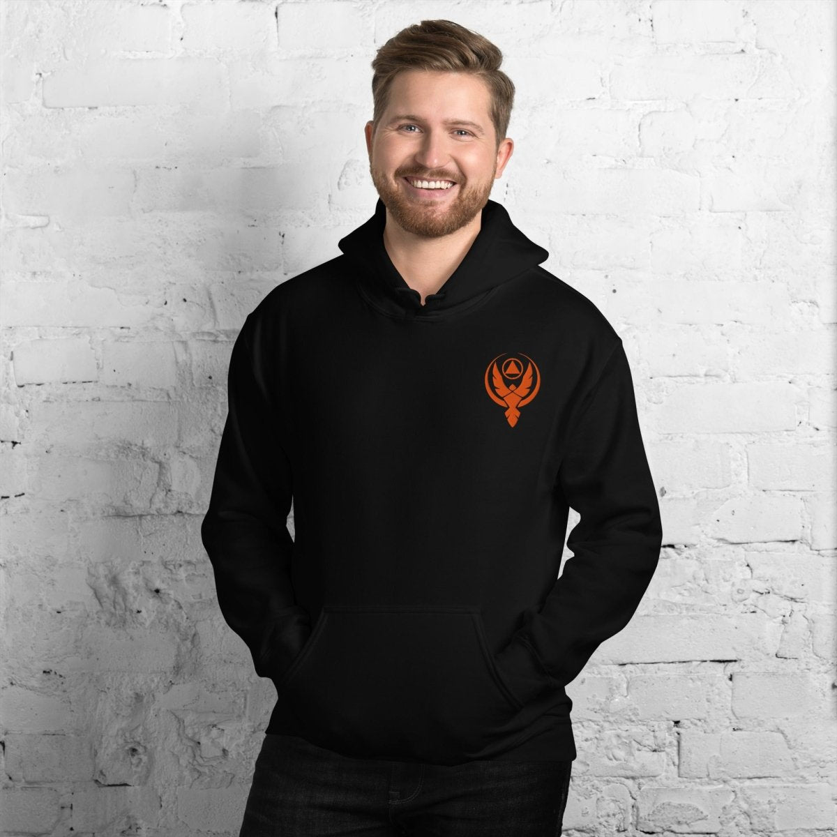 Sober Translations Volume 4 Hoodie - Phoenix Embroidered Front & Back Print Sweatshirt | Streetwear Fashion for Men & Women | Gym, Casual Outfit, Everyday Wear