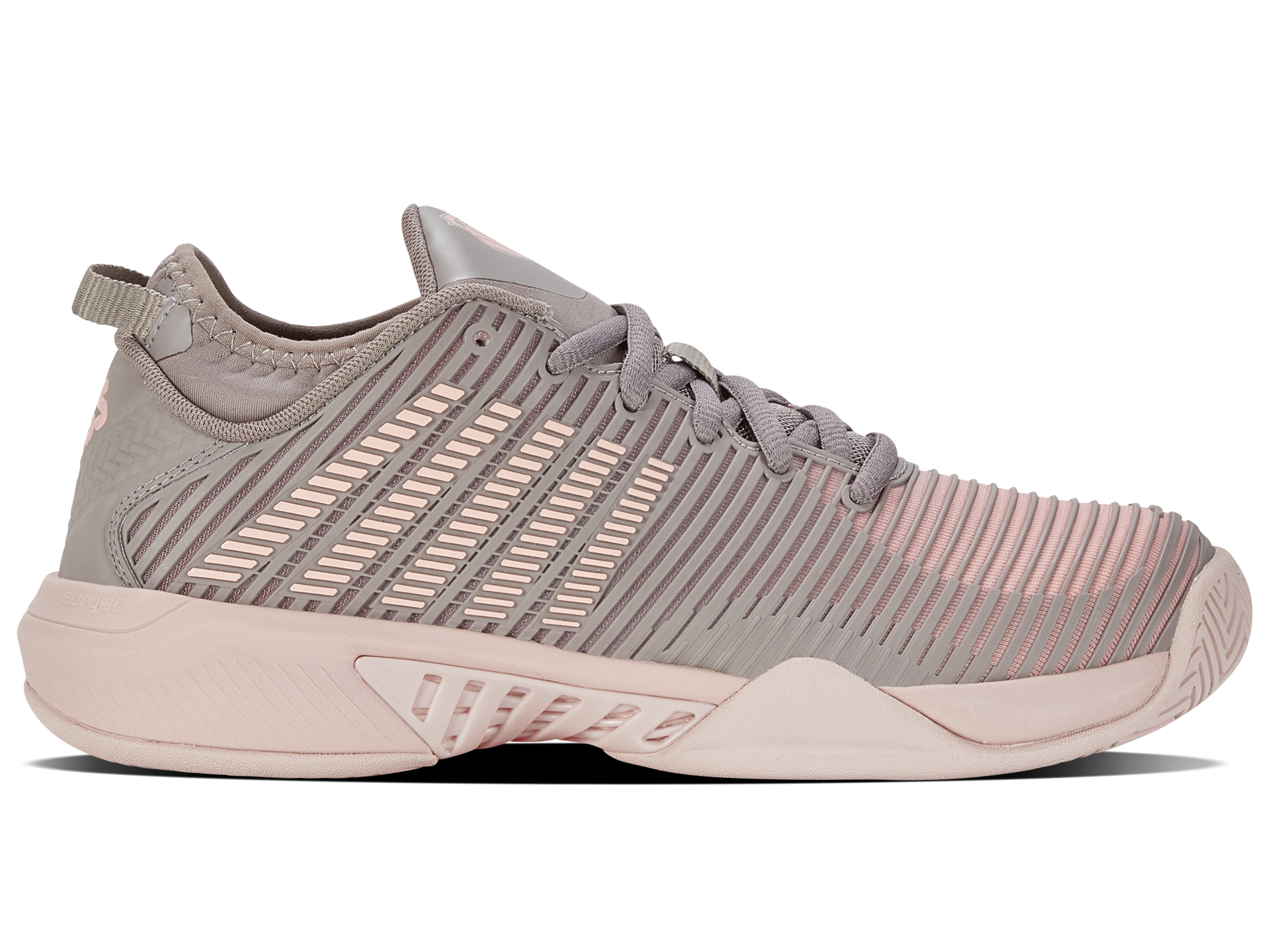 Hypercourt Supreme Women's Tennis Shoes - Satellite/Sepia Rose/Pale Neon Coral | Lightweight & Durable Court Sneakers for Women | Perfect for Tennis, Training & Casual Wear