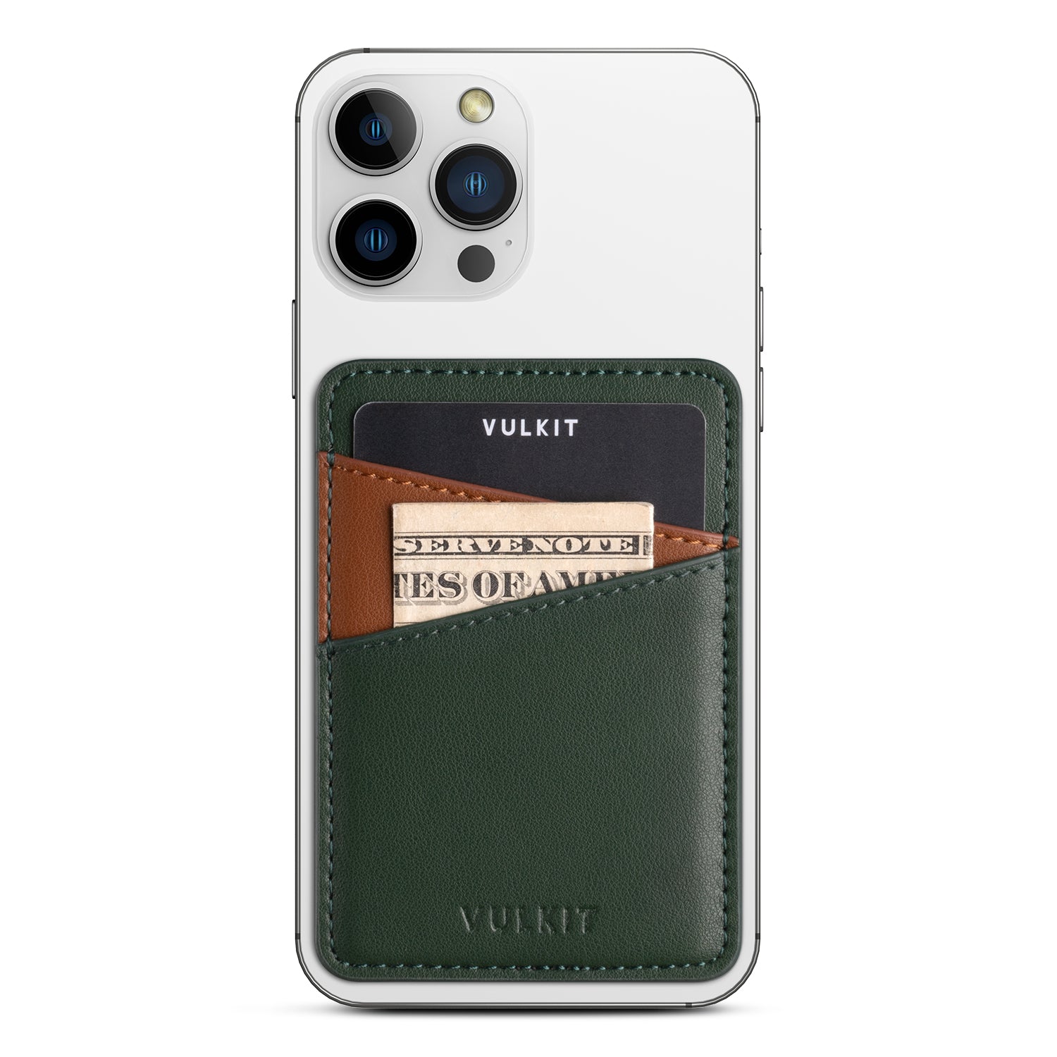 VPA101 Slim Leather Adhesive Phone Card Holder - RFID Blocking Wallet for Credit Cards & IDs - Perfect for Travel, Work, and Everyday Use