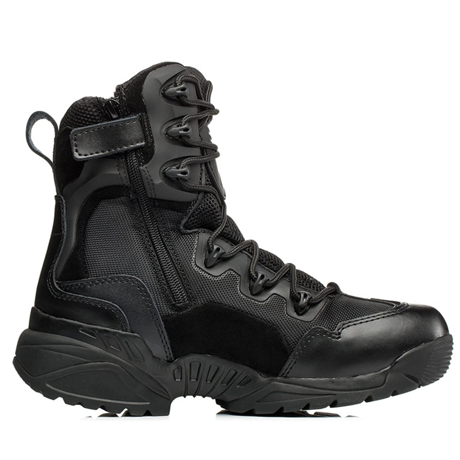 Men's Lightweight High Rise Trekking Boots - Anti-Slip Ankle Hiking Shoes for Walking, Backpacking & Camping | Waterproof Outdoor Boots for Travel, Biking & Mountain Climbing
