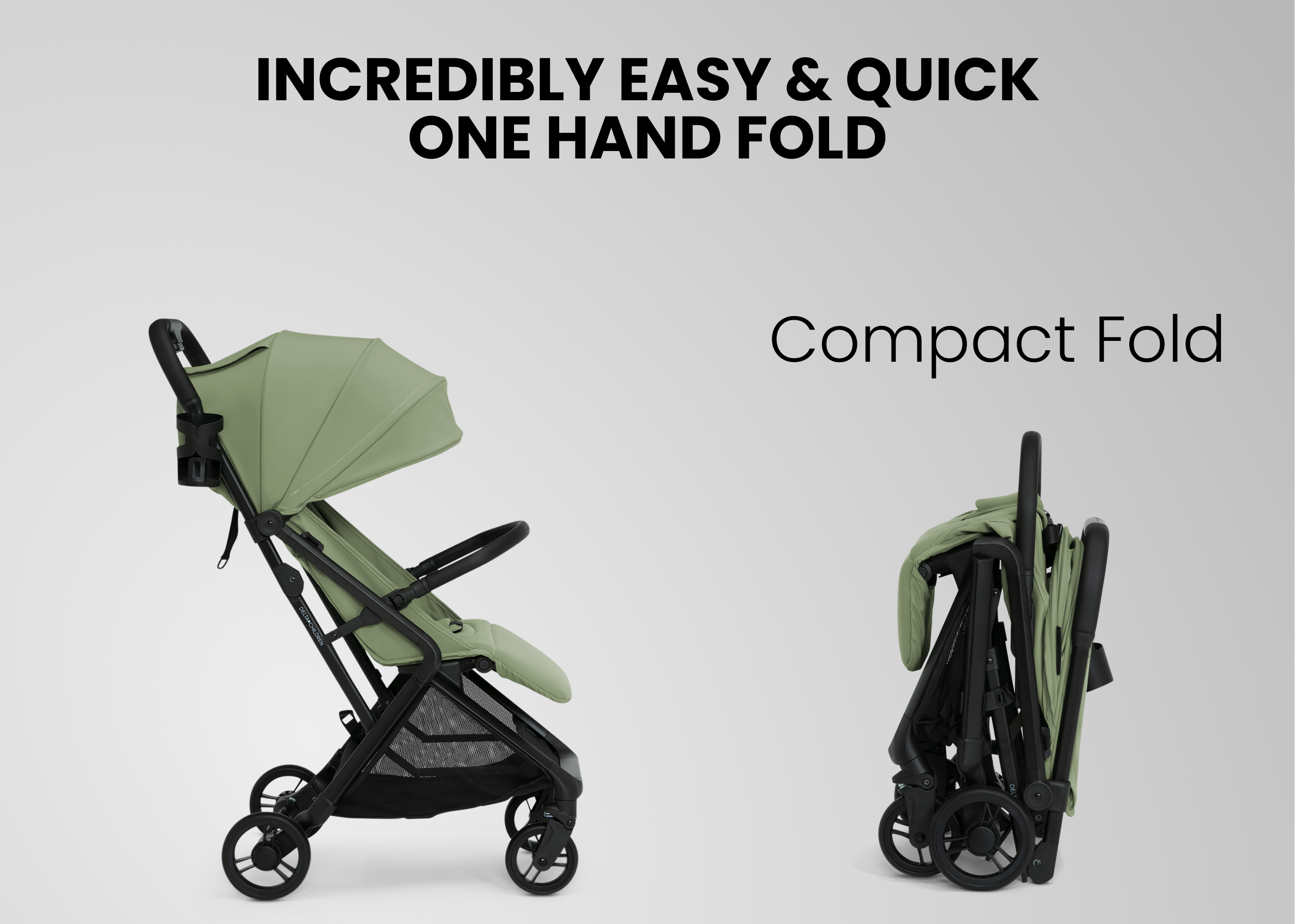 Icon Ultra Compact Lightweight Stroller for Everyday Use & Travel - Perfect for City Walks, Shopping, and Family Outings