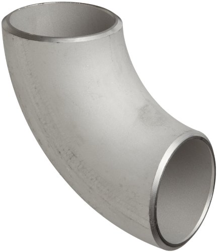304/304L Stainless Steel Long Radius 90 Degree Elbow - Schedule 40 Butt Weld Pipe Fitting (2 Inch) - Corrosion Resistant for Plumbing, HVAC & Industrial Piping Systems