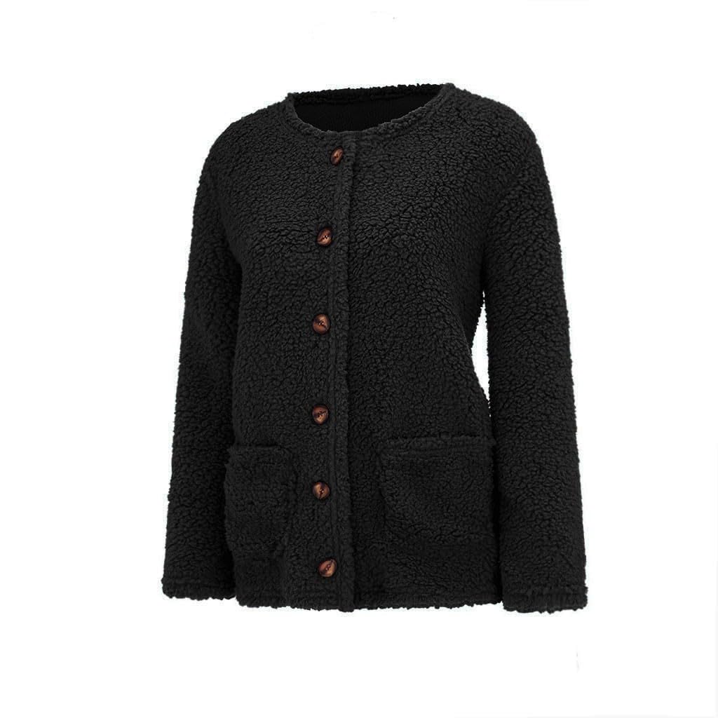 Women's Winter Fleece Jacket 2024 - Soft Fuzzy Sherpa Cardigan with Open Front, Warm Cozy Casual Coat for Cold Weather | Perfect for Outdoor Activities, Daily Wear & Winter Fashion