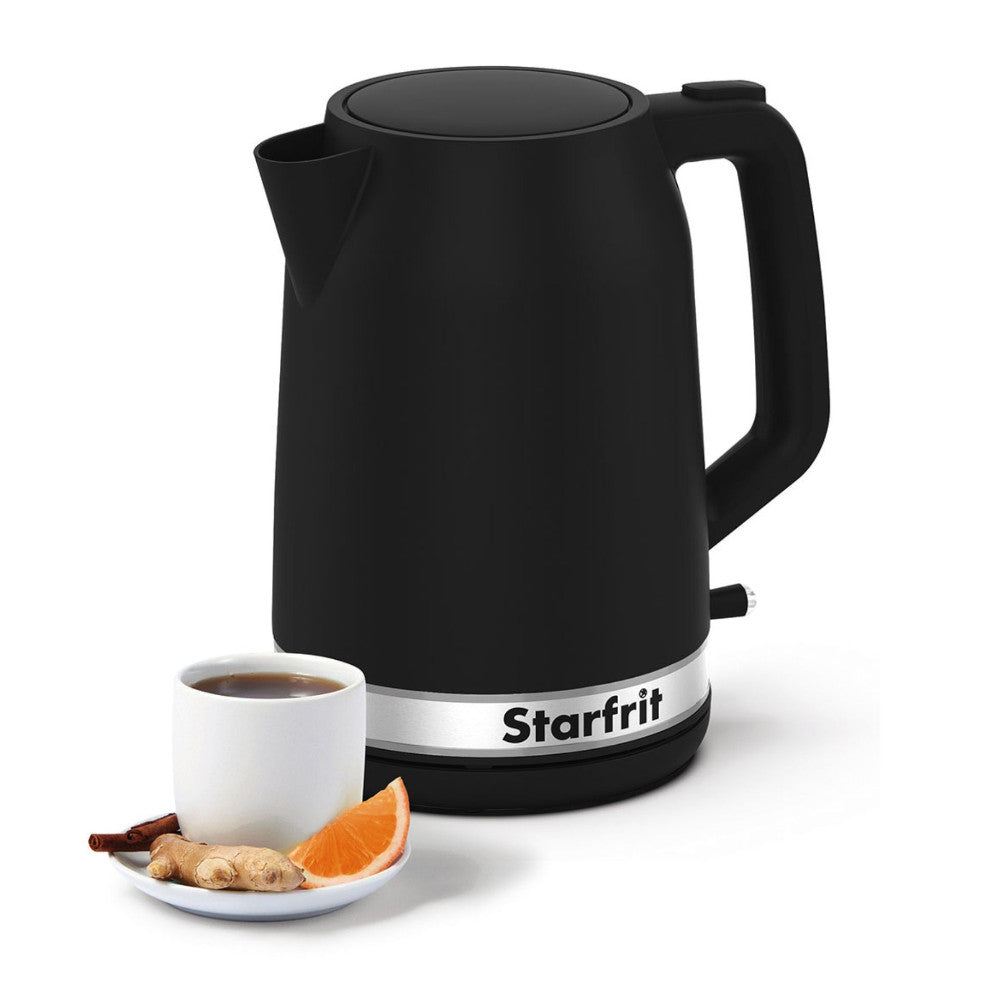 STARFRIT 024055 Electric Kettle 1.7L Fast Boiling, Auto Shut-Off & Boil-Dry Protection, BPA-Free Stainless Steel - Perfect for Home, Office, Dorm & Travel Use