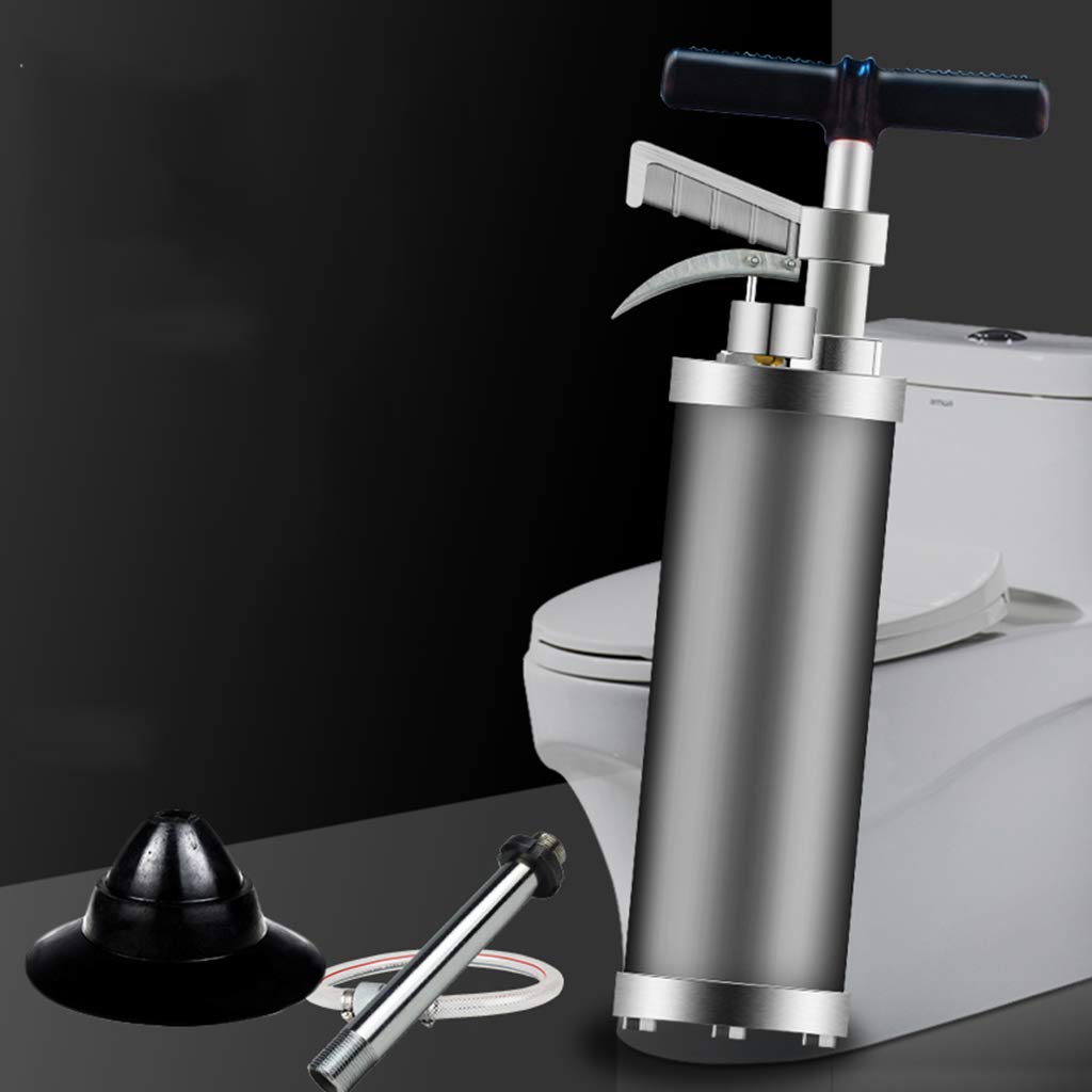 **Powerful Inflatable Toilet Plunger & Drain Cleaner - Heavy Duty Sink Plunger for Clogged Toilets, Kitchen Sinks & Sewer Drains - Ideal for Home, RV & Commercial Use**