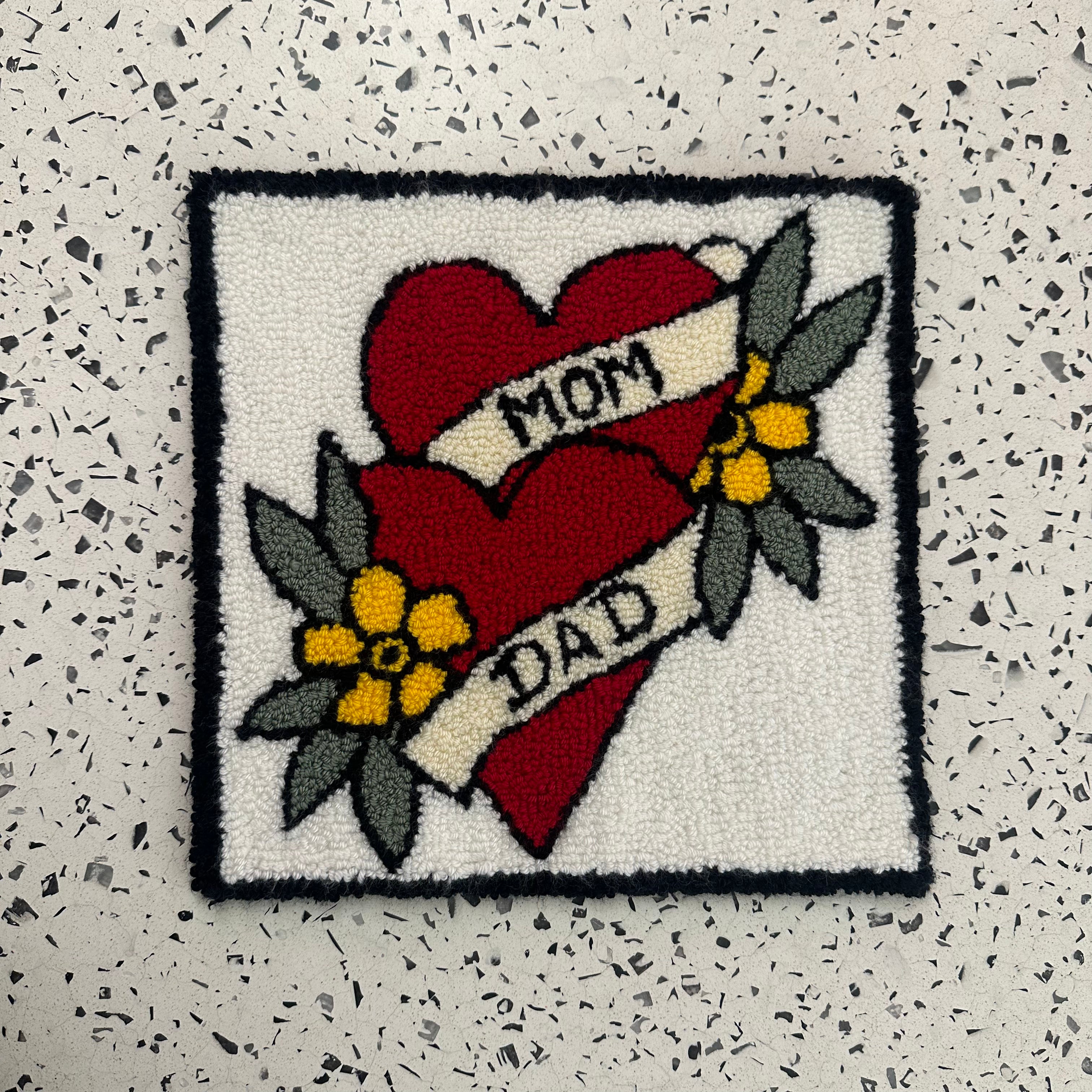 Mom & Dad | Portal Rugs - Non-Slip Door Mats for Home & Office Entrance, Perfect for Living Room, Bedroom, or Front Door Decor