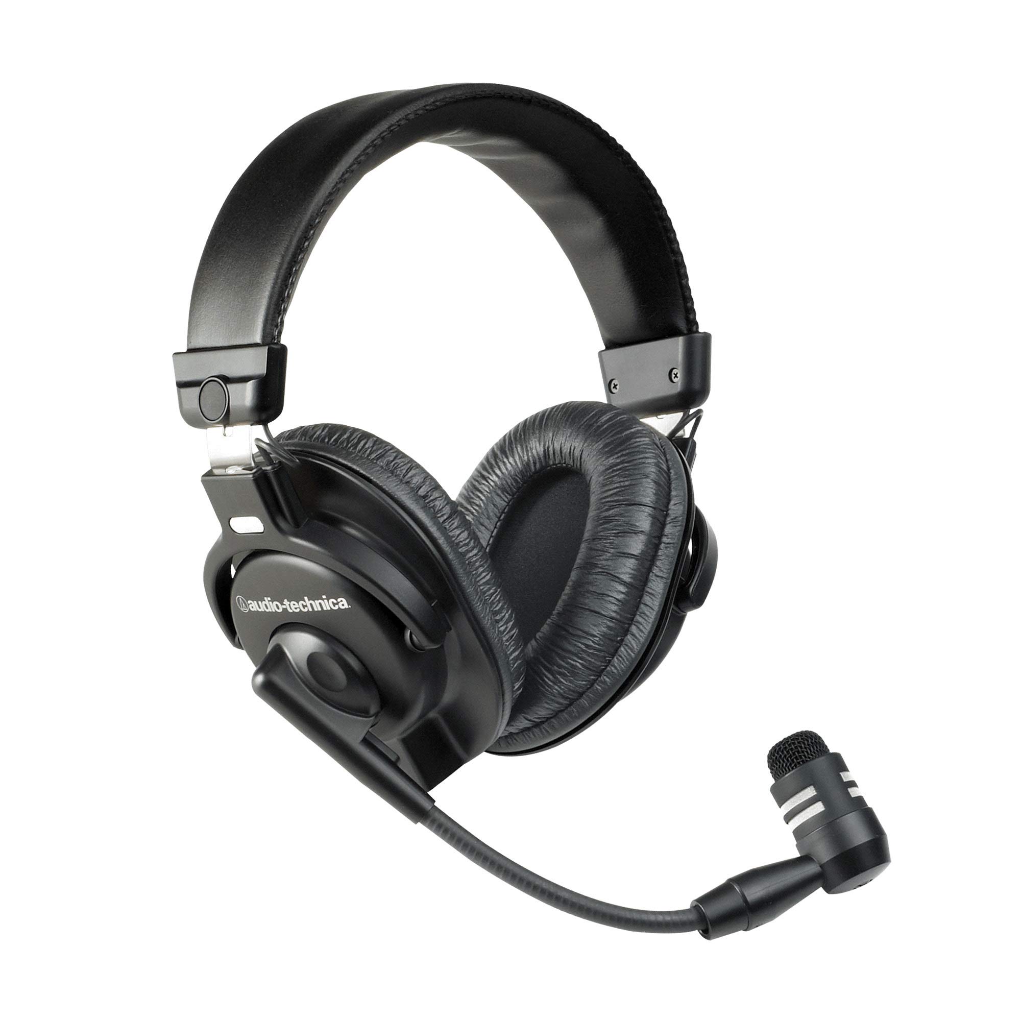 Audio-Technica BPHS1 Professional Broadcast Stereo Headset with Dynamic Boom Microphone & Knox Gear Hard Shell Protective Case - Ideal for Podcasting, Gaming, and Studio Recording (2-Piece Bundle)