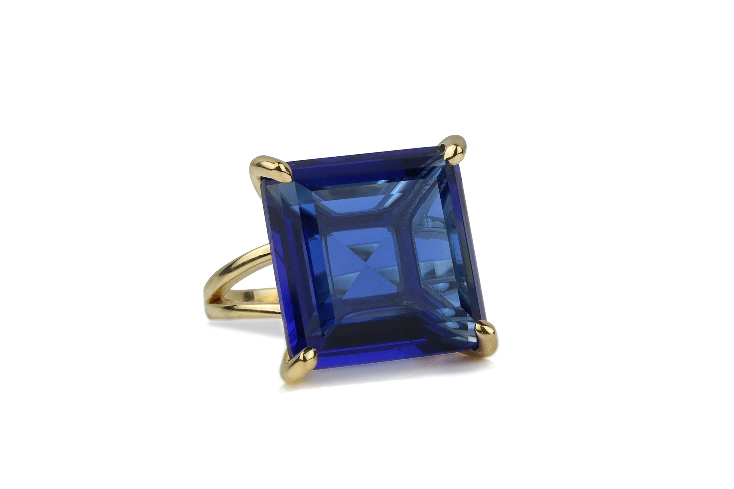 Sapphire Sterling Silver Ring - Natural Gemstone Jewelry for Women - Wedding & Gift