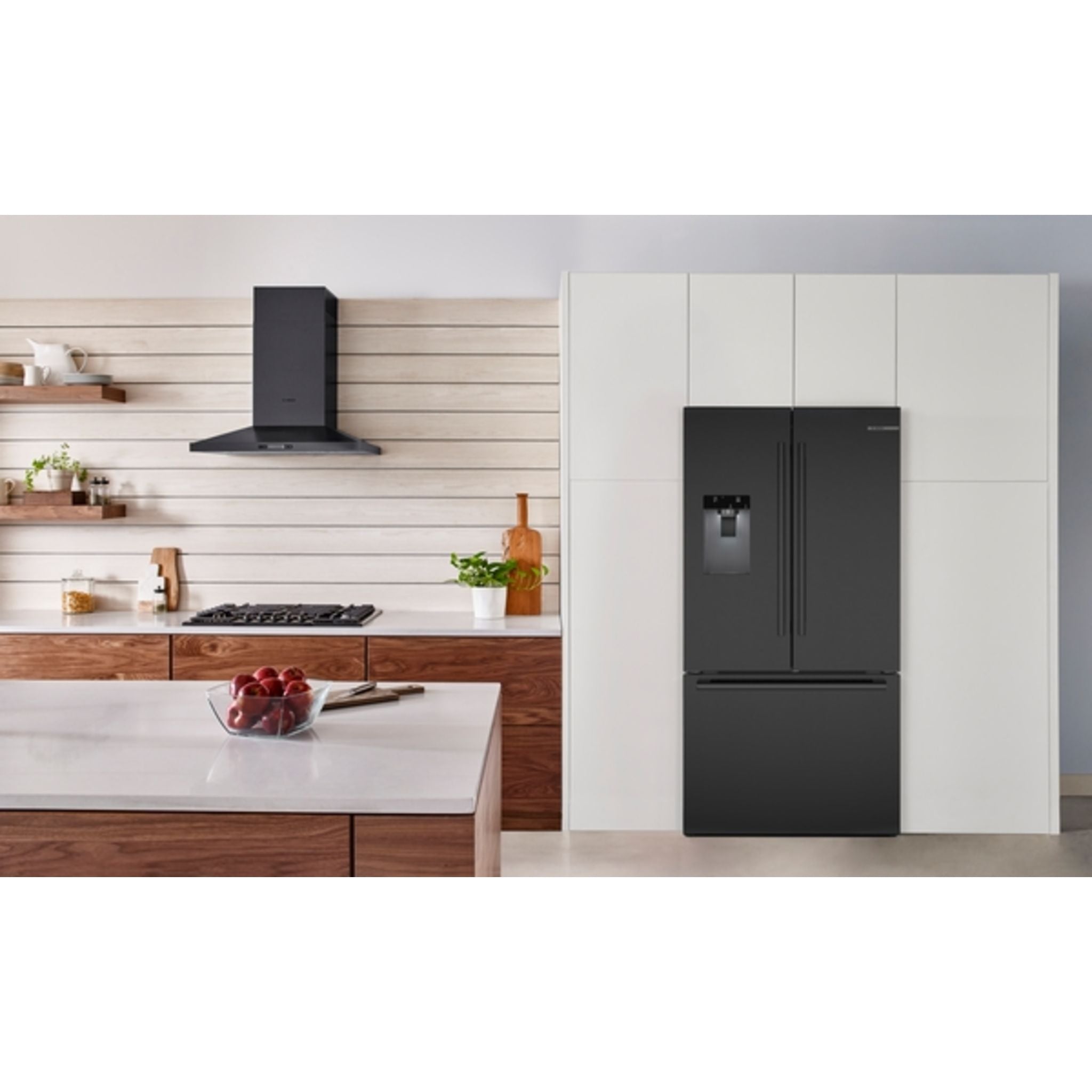 Bosch B36FD52SNB 36 Inch French Door Refrigerator - Black Stainless Steel, Energy Star Certified, Spacious Interior for Large Families - Perfect for Modern Kitchens & Open Floor Plans