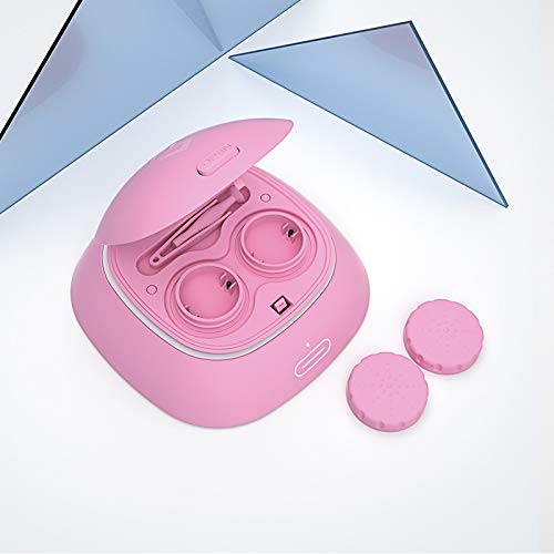 Elegant Pink Contact Lens Case - Automatic Electric Protein Removal, Travel-Friendly Eye Lens Cleaner for Contact Lenses | Perfect for Travel, Daily Use & Contact Lens Care