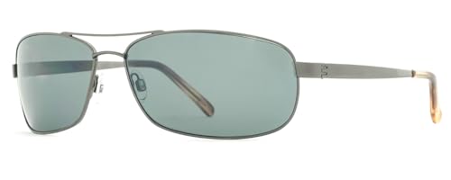 Dark Gun Metal Silver Brown