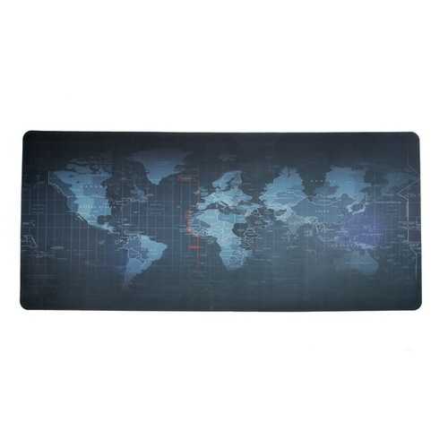 900x400x3mm Extra Large Non-Slip World Map Mouse Pad for Laptop & Desktop - Perfect for Gamers, Office Work & Travel
