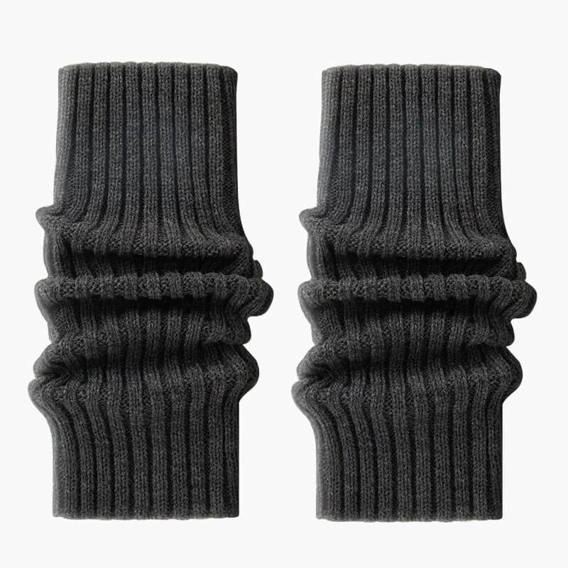 Straight Leg Warmers for Women & Men - Cozy Knit Winter Leg Warmers for Yoga, Dance, Running & Cold Weather