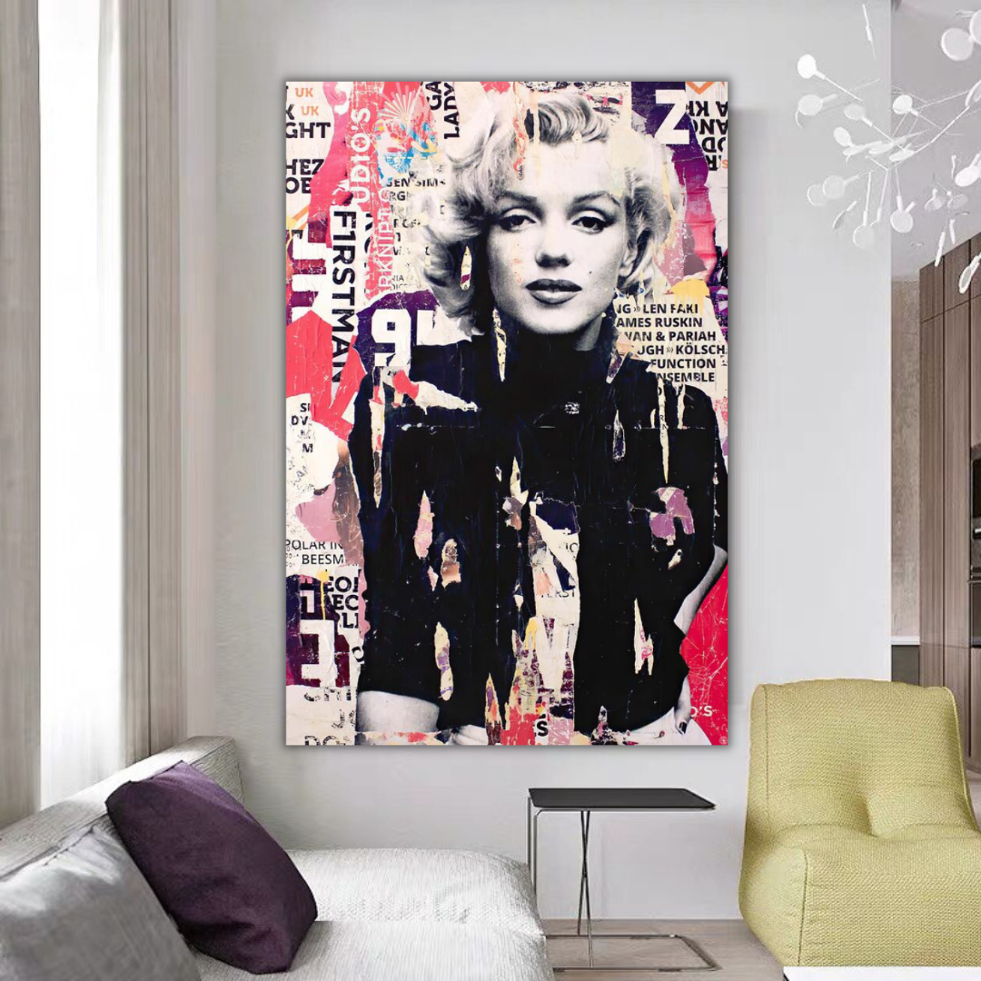 Vintage Marilyn Monroe Poster - High Quality Art Print for Wall Decor | Classic Hollywood Glamour for Living Room, Bedroom & Office