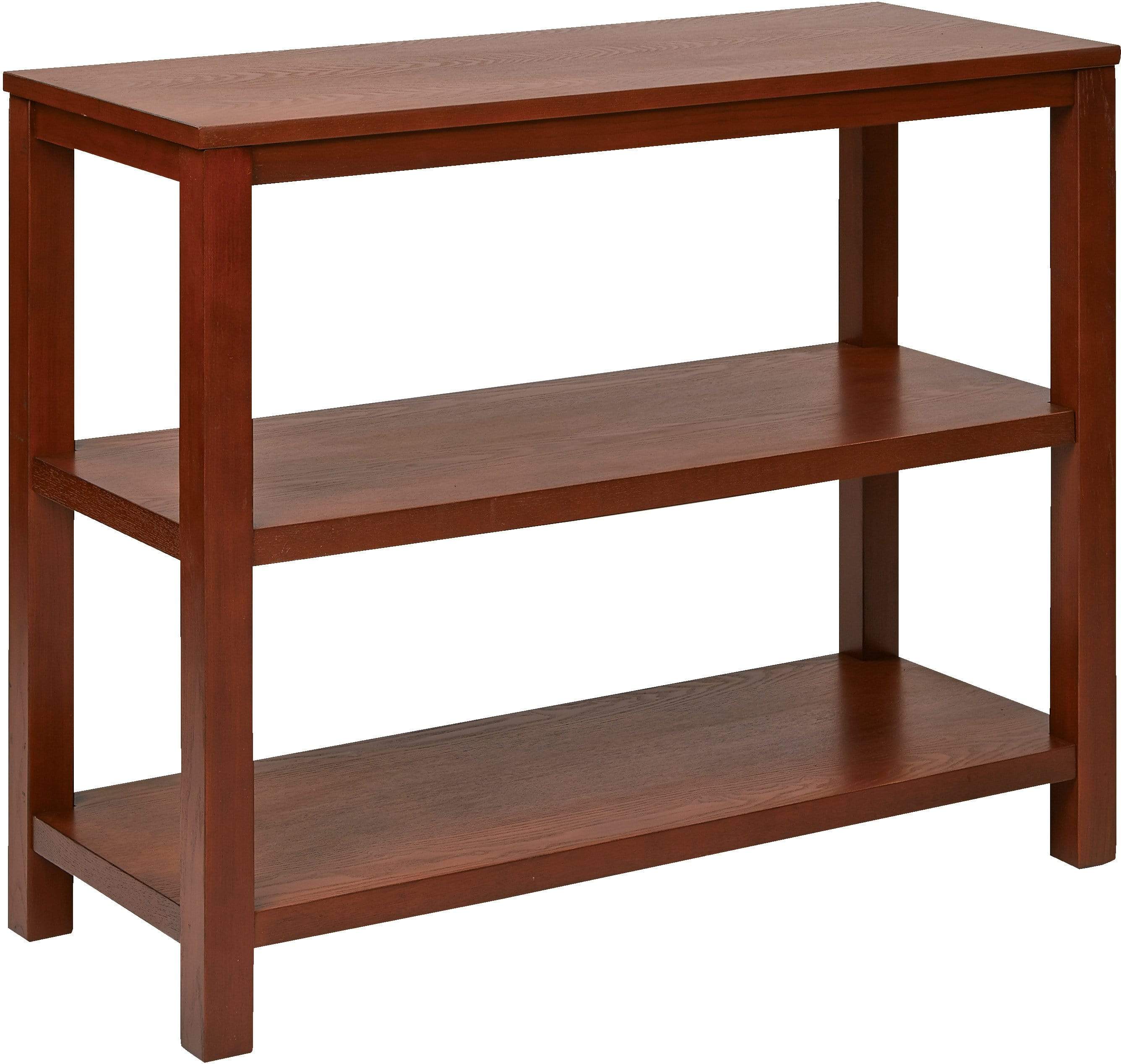 Office Star Ave Six Merge Foyer Table [MRG07R1] - Entryway Console Table for Hallway, Living Room & Office - Modern Home Decor with Storage Shelf
