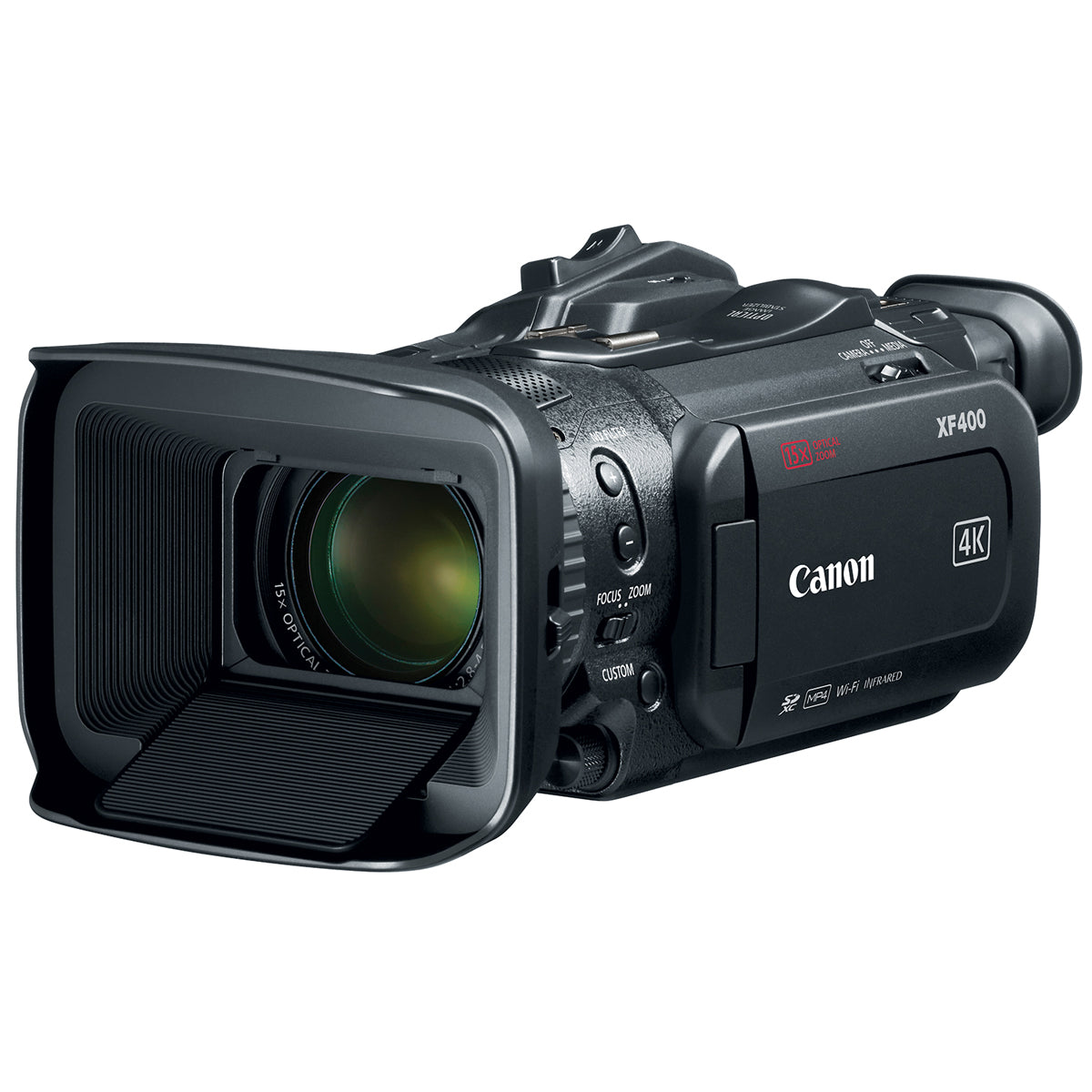 Canon XF400 4K Professional Camcorder - Ultra HD Video Recording for Filmmaking, Live Streaming & Broadcast