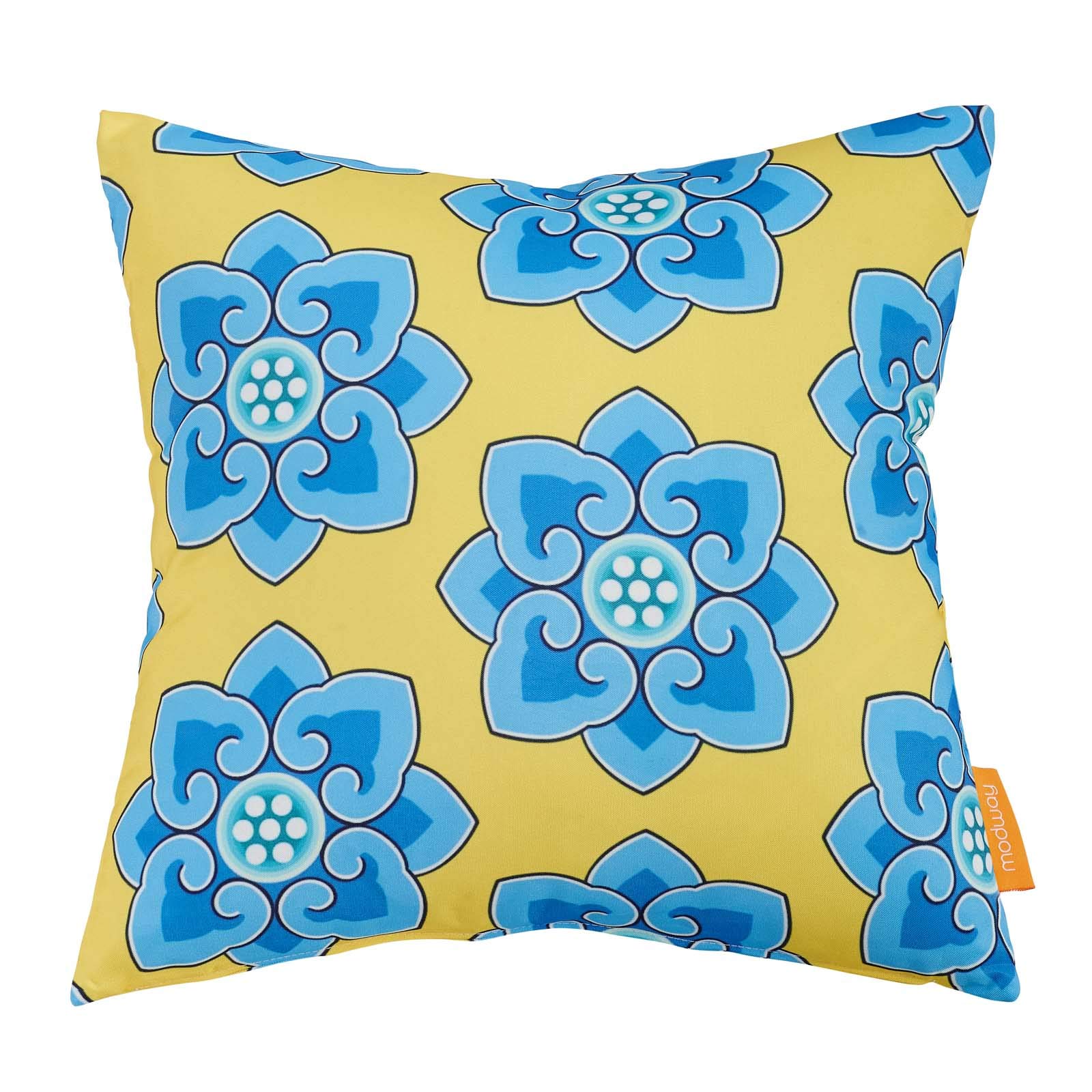 Modern Contemporary Outdoor Patio Pillow - Waterproof Fabric Cushion for Garden, Balcony, Porch - Multi Color Decorative Throw Pillow - Perfect for Lounge Chairs, Swing Seats & Outdoor Furniture
