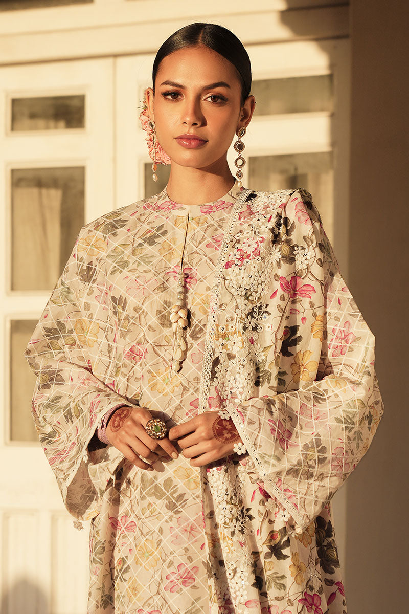 LILY LUX 3-Piece Printed Lawn Suit Set for Women - Floral Summer Outfit for Casual Wear, Parties & Special Occasions
