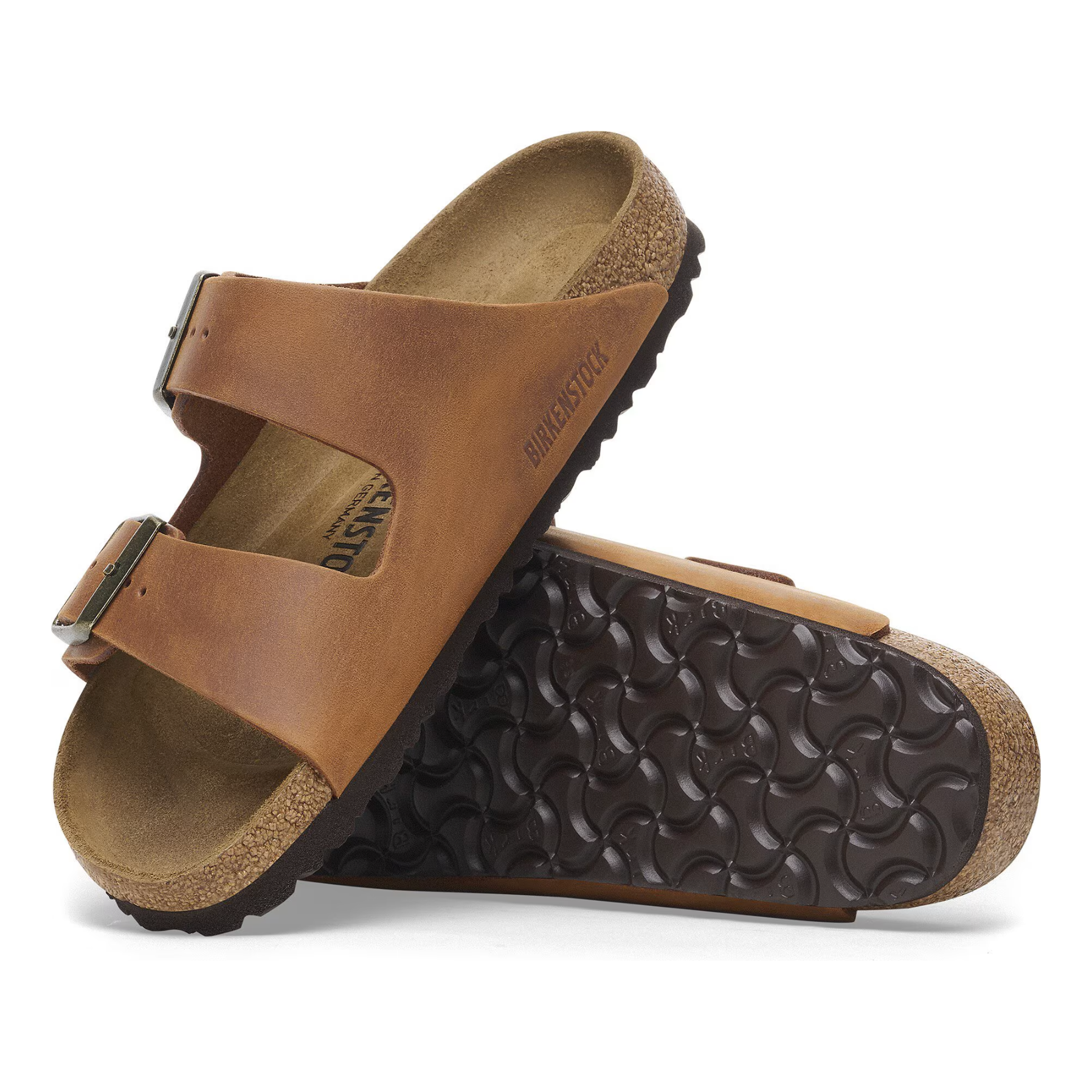 Birkenstock Women's Arizona Oiled Leather Sandals - Comfortable Arch Support Footbed | Perfect for Summer, Beach, and Casual Wear