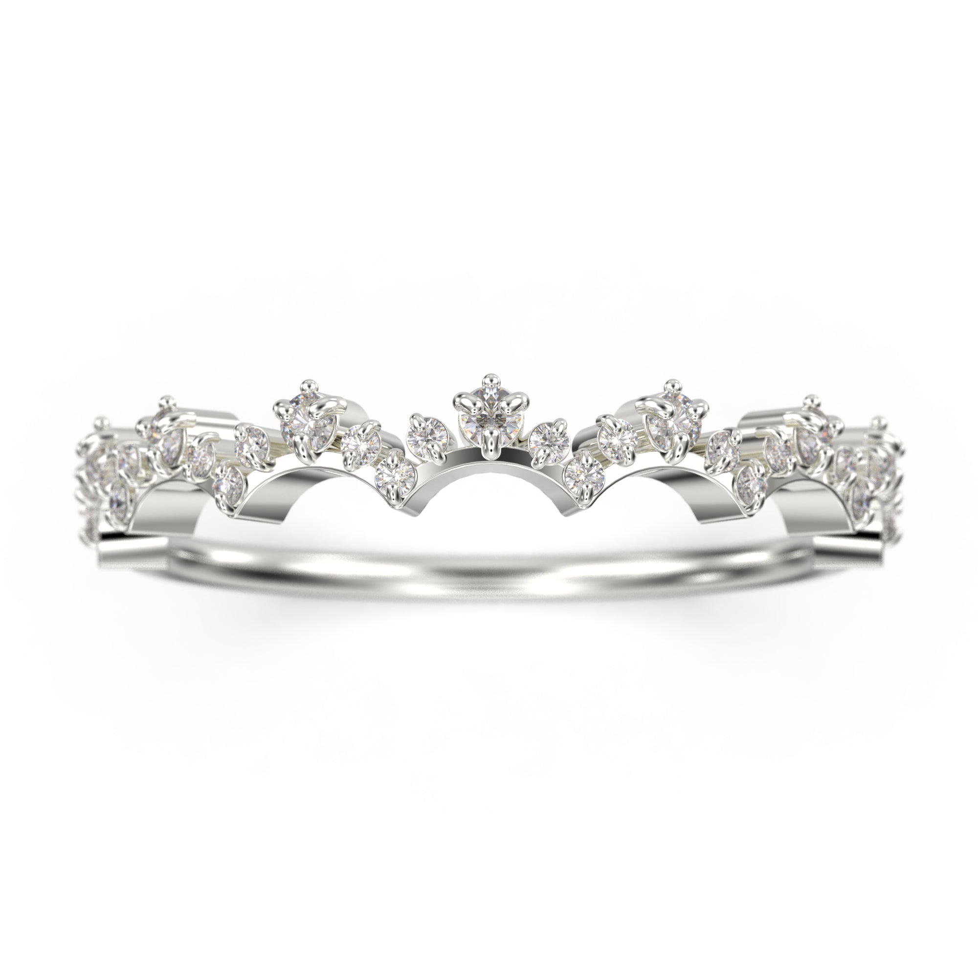 0.50 ct Moissanite Diamond Ring - 18K Gold Over Silver Wedding Band with Lace Edge - Elegant Anniversary Gift for Her - Perfect for Proposals, Engagements & Romantic Occasions