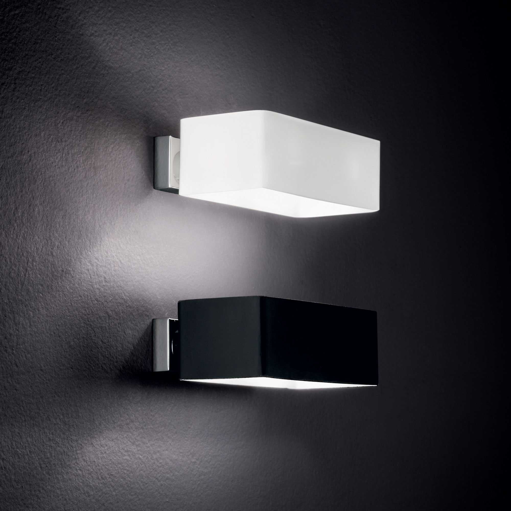 Modern White Finish Wall Light Box - Sleek and Stylish Home Decor for Living Room, Bedroom, or Hallway Lighting