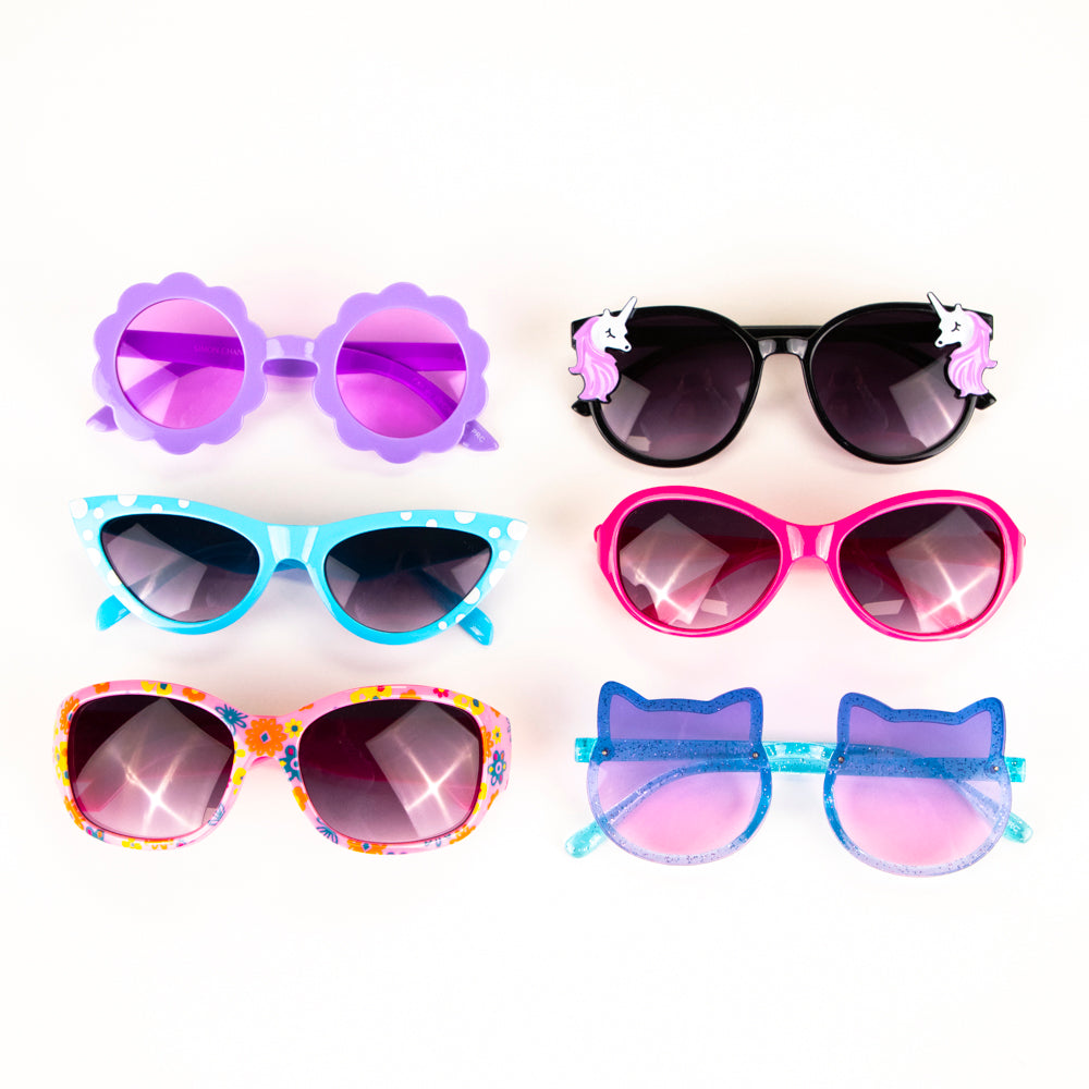 Simon Chang Girls Sunglasses - UV Protection, Stylish & Lightweight for Outdoor Activities, Beach, and Travel