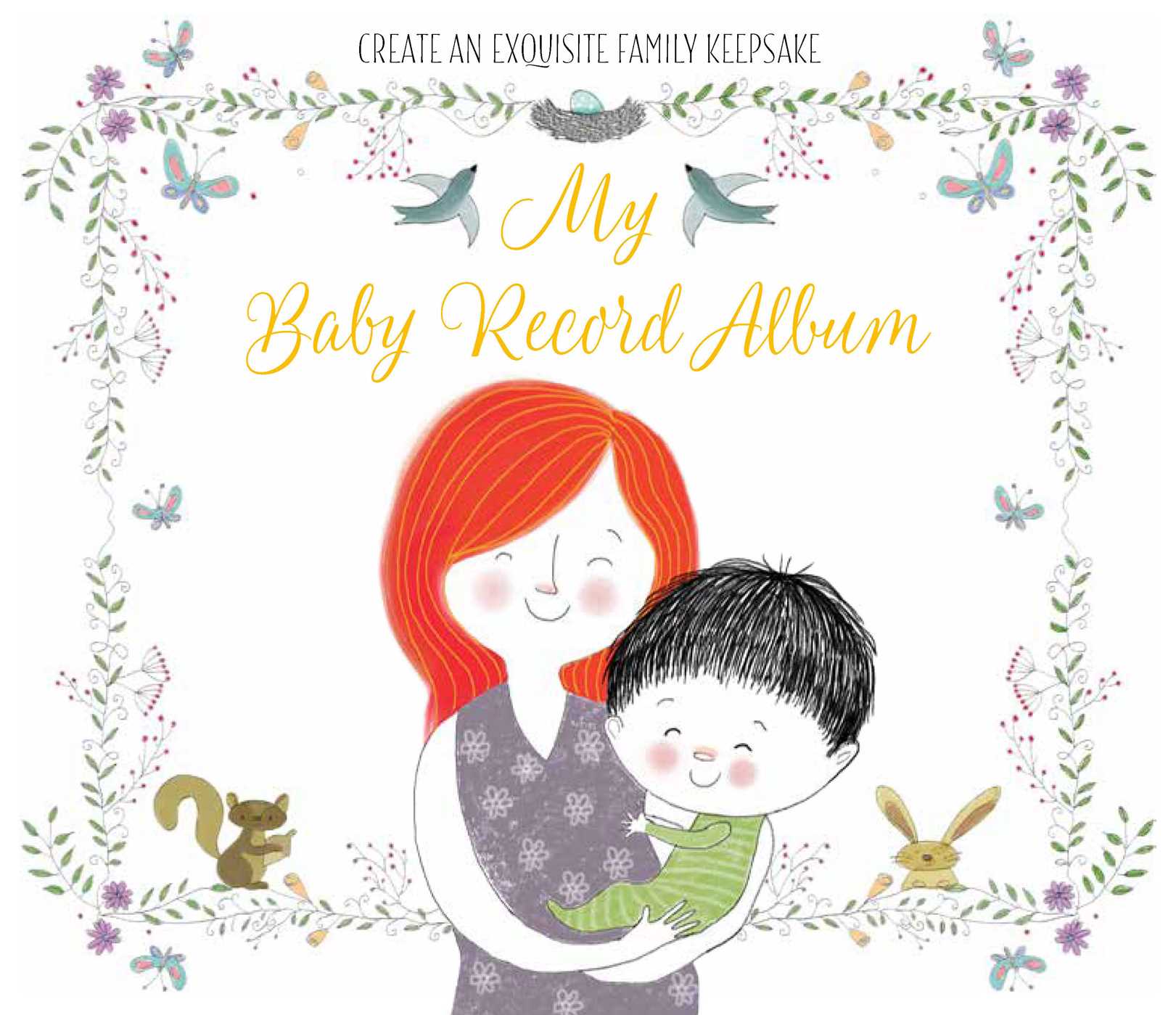 My Baby Record Album - Baby Memory Book for First Year Milestones, Growth & Photos - Perfect for New Parents & Baby Showers