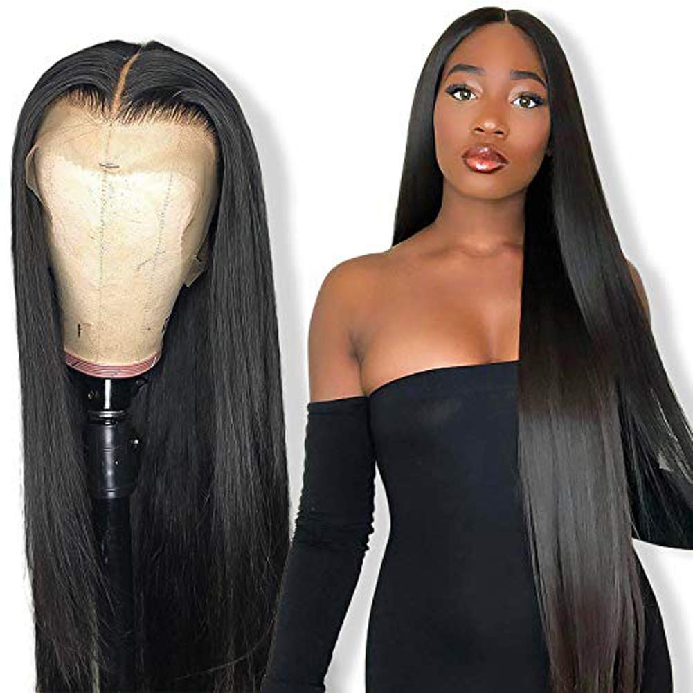 13x4 Lace Front Human Hair Wig - Brazilian Straight 18