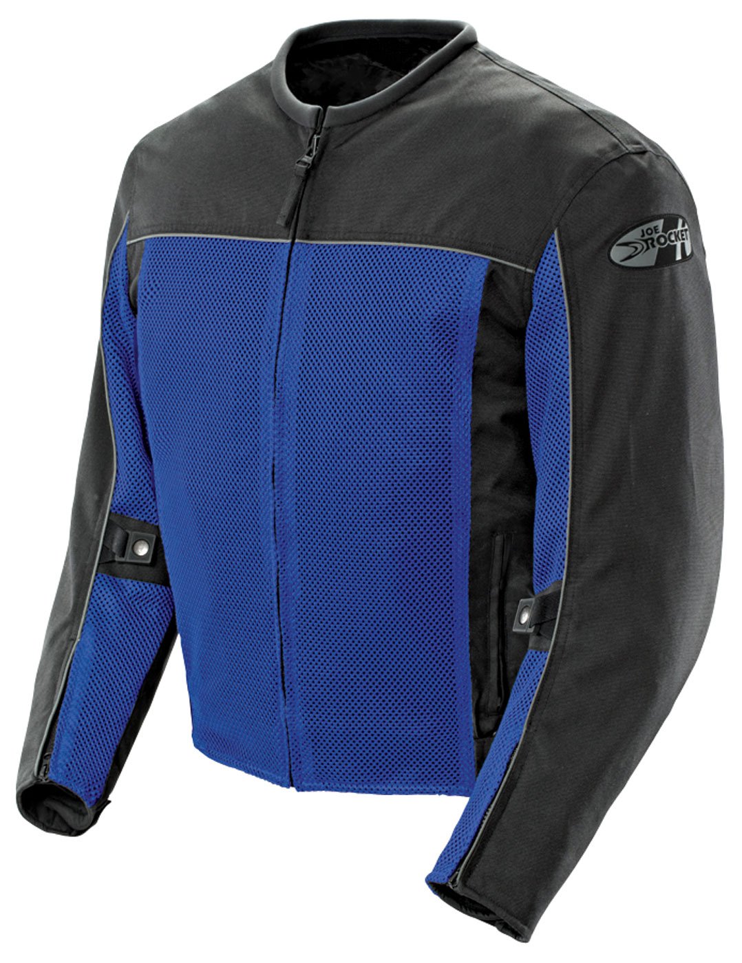 Joe Rocket Men's Velocity Mesh Motorcycle Jacket - Breathable Protective Riding Gear for Summer (Blue, Small) | Ideal for Street Biking, Commuting & Touring