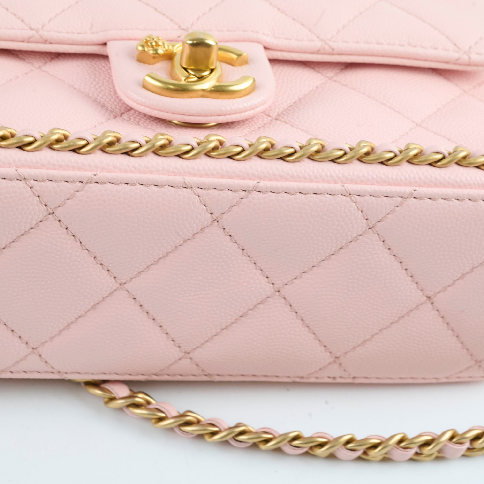 Chanel Pink Caviar Quilted Flap Bag with Microchip - Luxury Handbag for Women, Perfect for Parties, Date Nights & Special Occasions