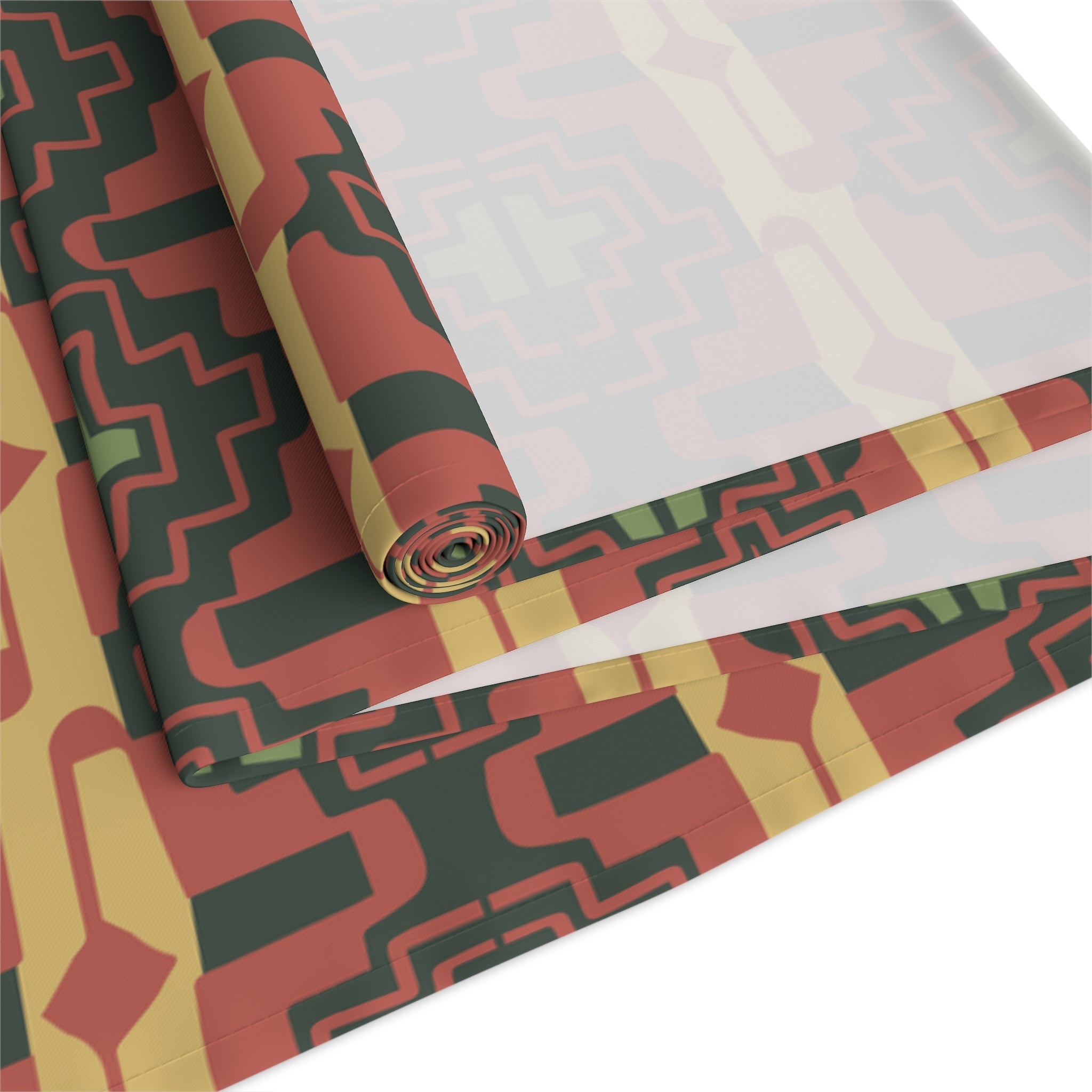 Southwestern Table Runner - Cotton & Poly Blend Mohave Pass Print - 2 Sizes (12x72 & 16x90) - Perfect for Dining Tables, Buffets, and Kitchen Counter Decor