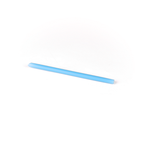 Eco-Friendly Extra Wide Blue PLA Plastic Boba Straws - Compostable, Pointed Tip, 9