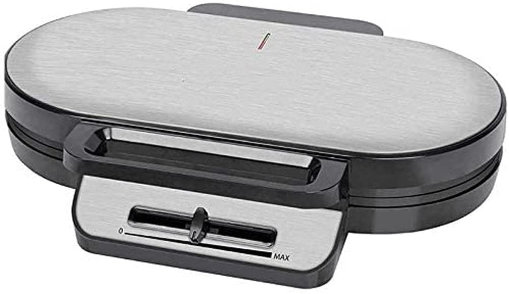 HAOSIZHEYU Stainless Steel Non-Stick Double Head Waffle Maker - Sandwich, Donut & Waffle Iron for Bakery, Restaurant, Snack Bar & Home Use - Perfect for Breakfast, Brunch & Party Snacks