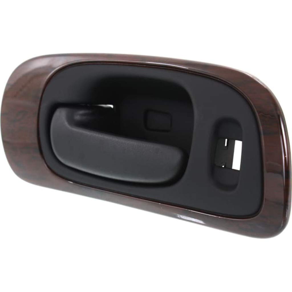 KarParts360 Replacement Interior Door Handle for 1999-2001 Chrysler LHS - Driver Side Front Black with Door Lock Hole | Base Trim | Perfect for Car Door Repair & Maintenance
