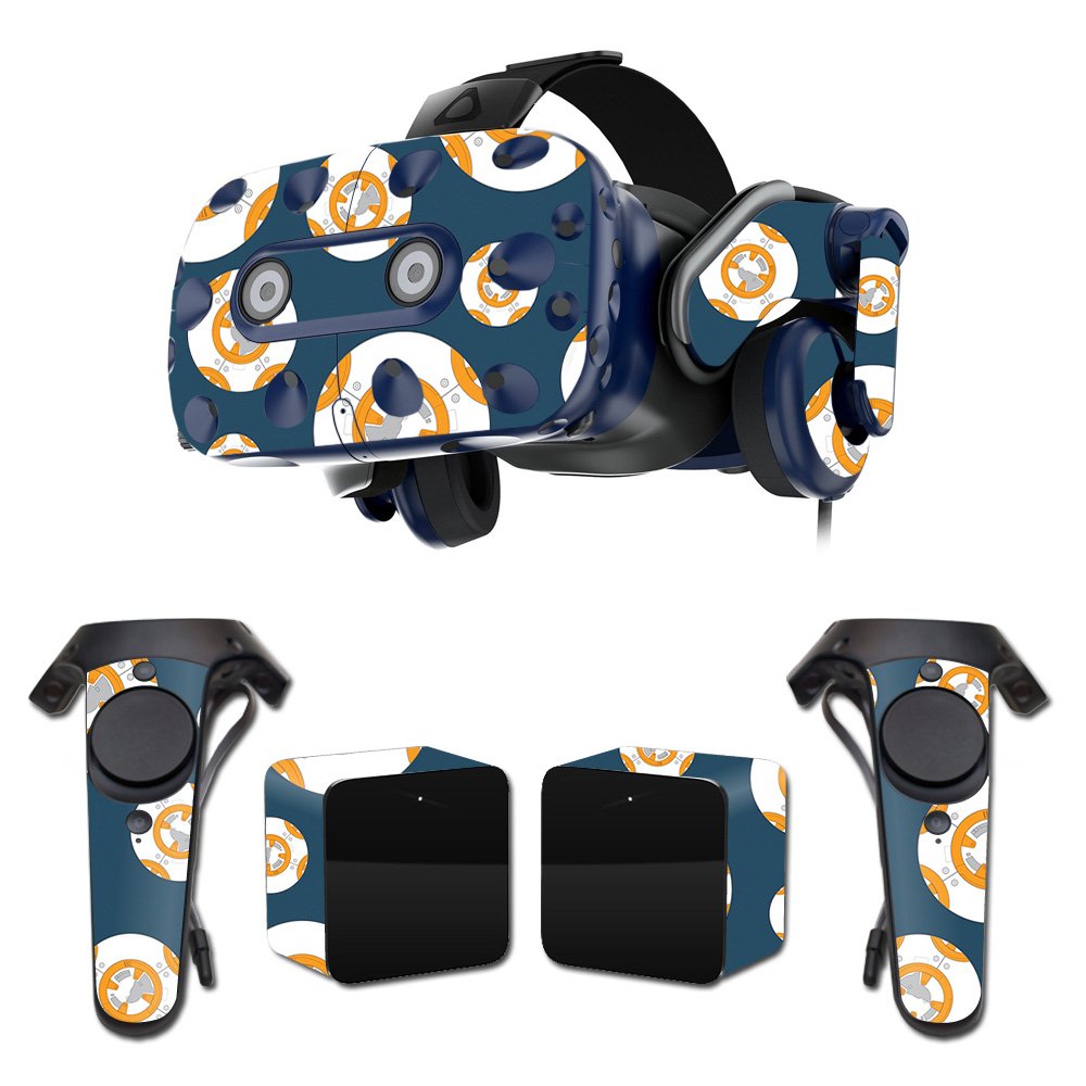 MightySkins Vinyl Decal Wrap Cover for HTC Vive Pro VR Headset - Mini Galaxy Bots Design | Protective & Durable Skin | Easy to Apply & Remove | Made in USA | Perfect for Gaming, VR Enthusiasts & Customization Lovers