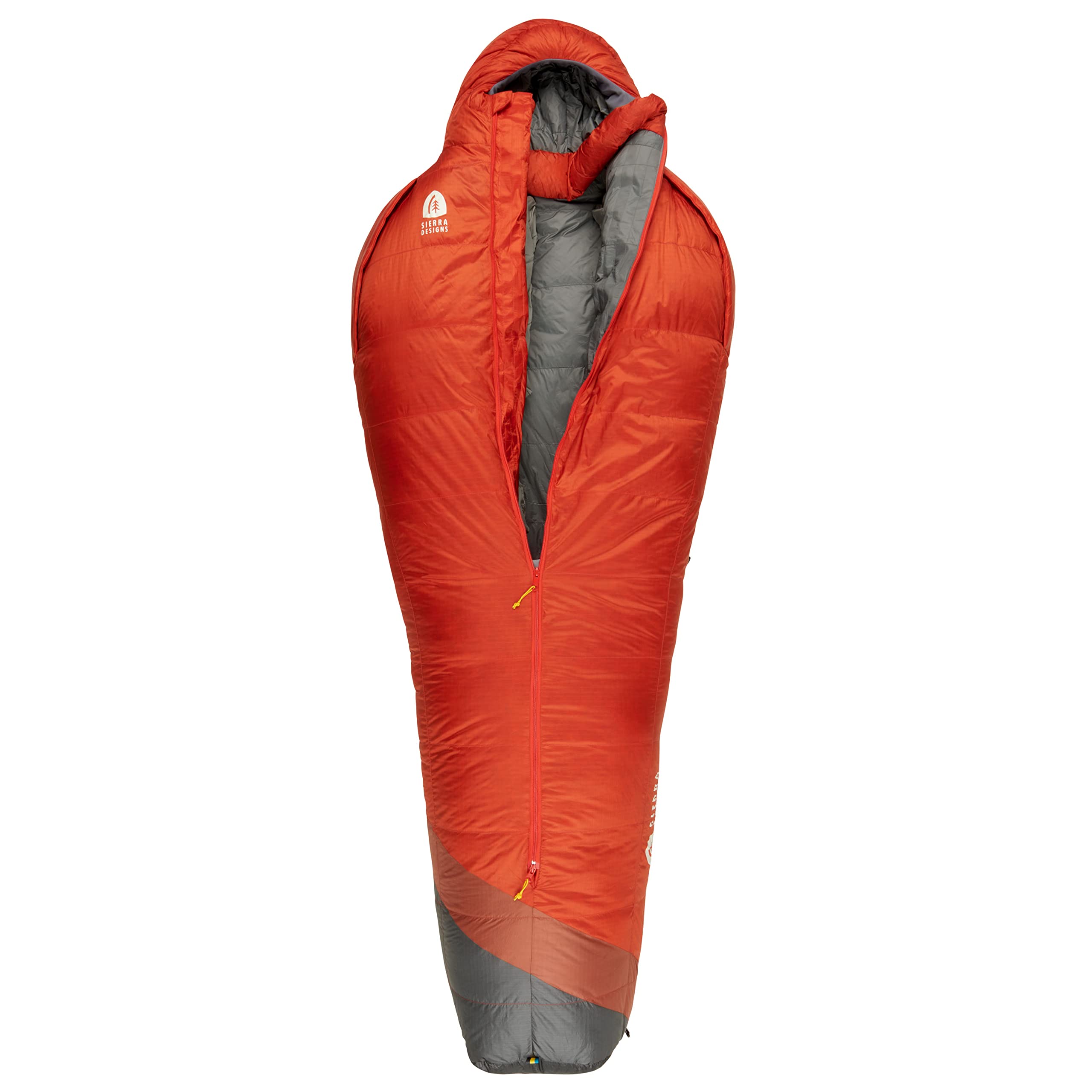 Sierra Designs Mobile Mummy 15 Degree Lightweight Down Sleeping Bag for Backpacking & Camping - 800 Fill Power DriDown Technology, Includes Stuff Sack & Storage Bag - Perfect for Cold Weather Hiking, Outdoor Adventures & Backcountry Trips