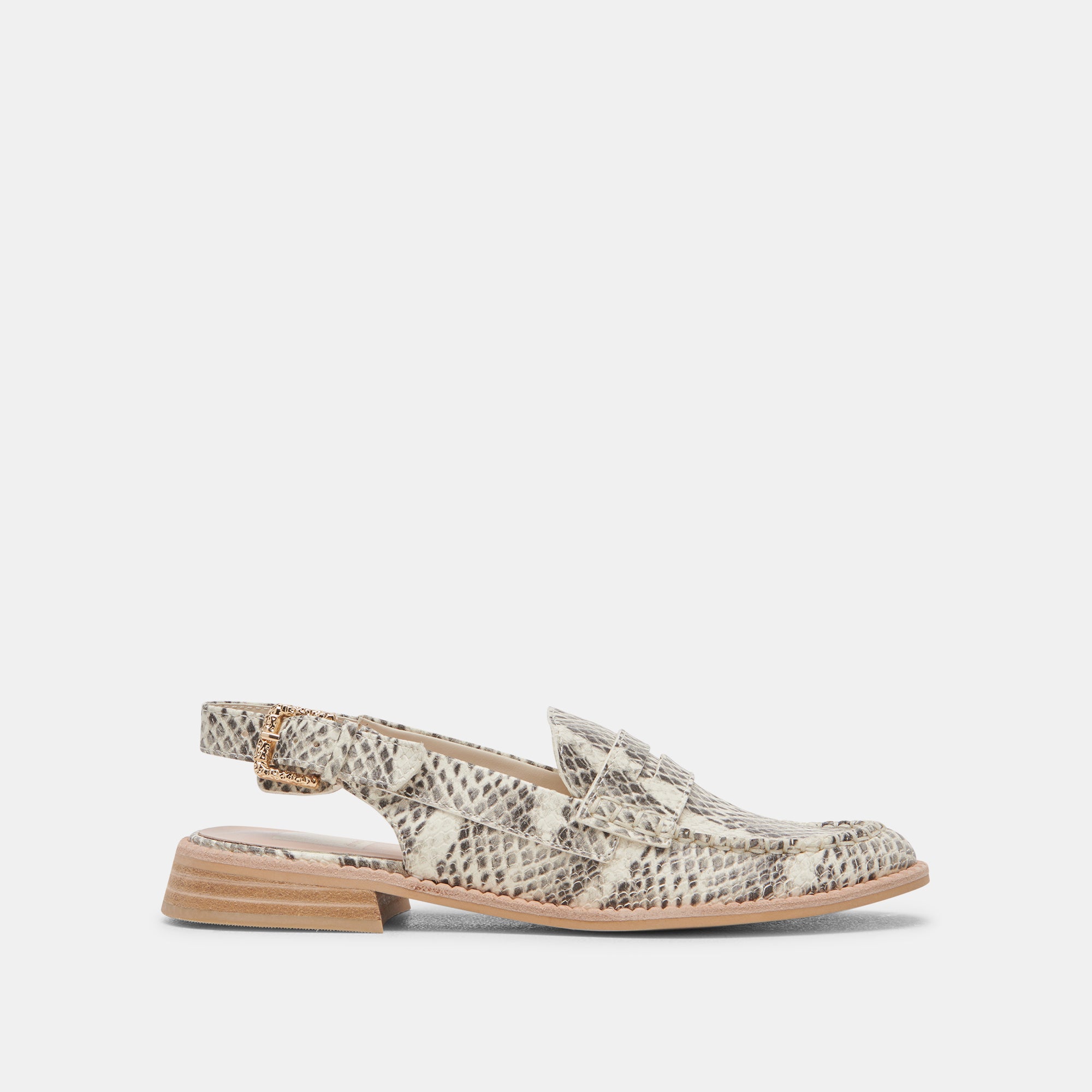 Hard Loafers for Men & Women - Grey & White Snake Embossed Slip-On Shoes - Perfect for Casual Wear, Office & Outdoor Activities