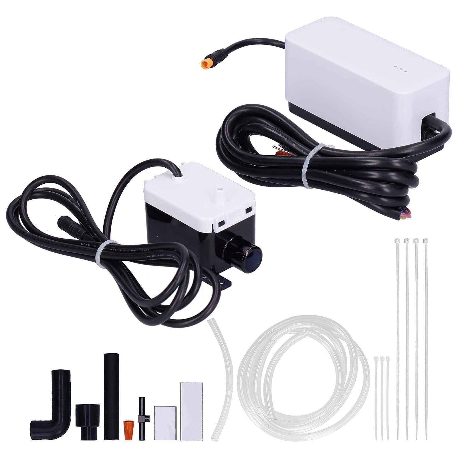 Mini Split Condensate Pump - Automatic Quiet AC Drain Removal for HVAC, Air Conditioner & Dehumidifier (110-240V) - Perfect for Basements, Attics & Small Spaces