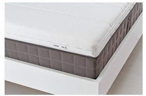 IKEA TANANGER Queen Size Mattress Topper - 2 Inch Cooling Gel Memory Foam Mattress Pad, White (226.29268.1826) for Back Pain Relief & Pressure Relief - Perfect for Hot Sleepers & Side Sleepers