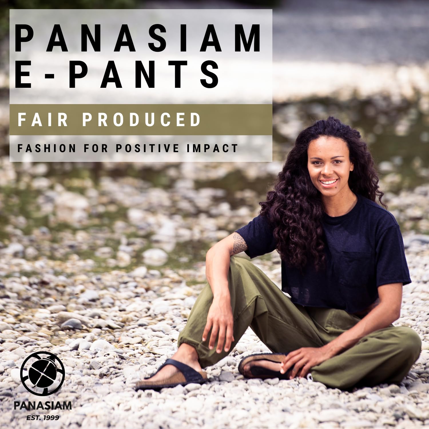 PANASIAM E-Pants - 100% Natural Cotton Soft Opaque Fabric Pants for Men & Women | Comfortable Lounge Wear for Home, Office & Travel