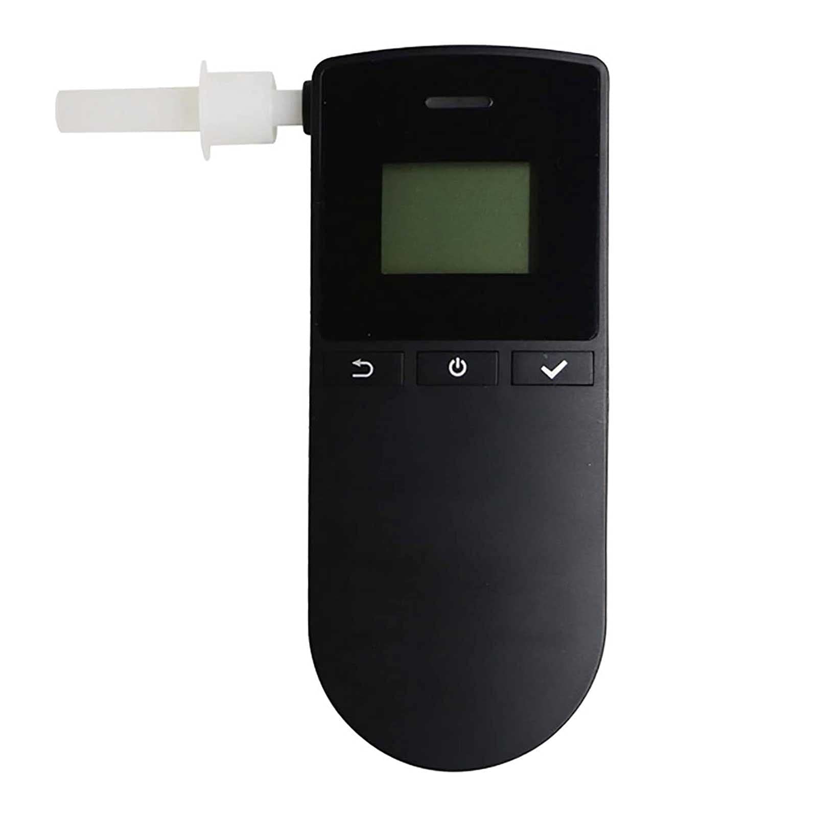 Upgraded Portable Alcohol Tester with LED Display - Digital Breathalyzer with Mouthpieces & Carrying Case for Home, Car, and Party Use - Accurate BAC Level Detection for Personal & Professional Scenarios