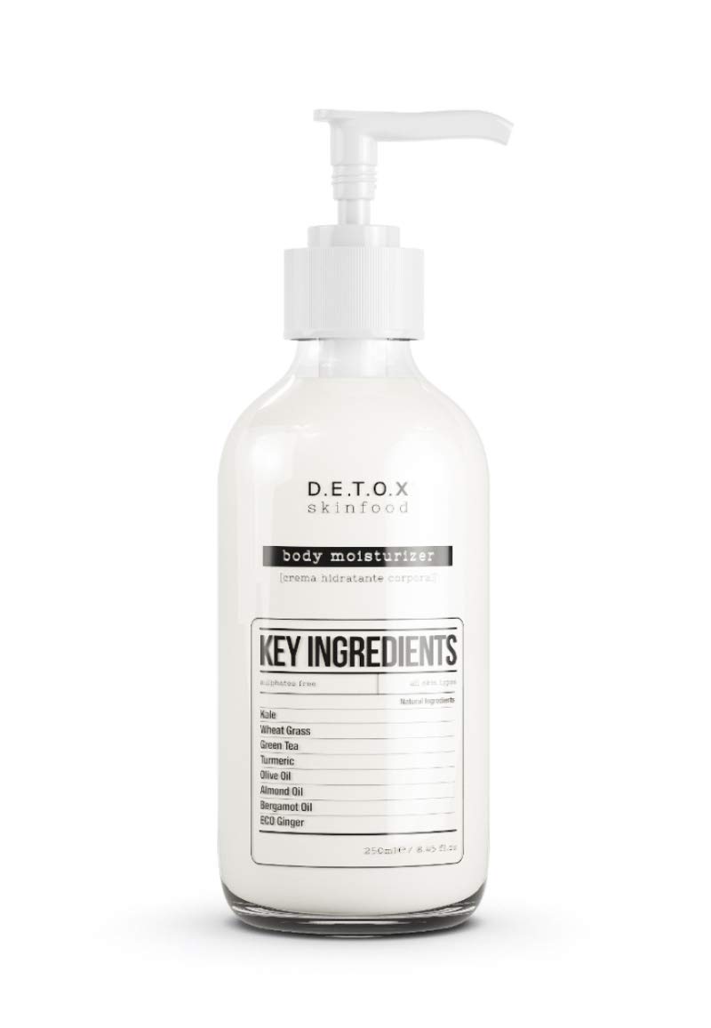 Detox Skin Food Body Moisturizer 500g - Hydrating & Nourishing Cream for Dry Skin - Perfect for Daily Skincare Routine & Post-Workout Recovery