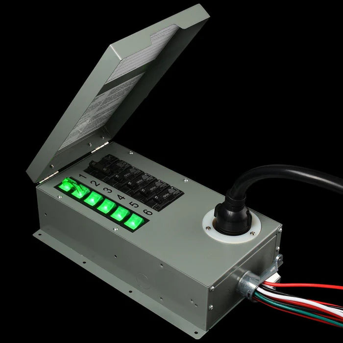 Natures Generator Powerhouse Power Transfer Switch Kit - Reliable Backup Power Solution for Home & Outdoor Use