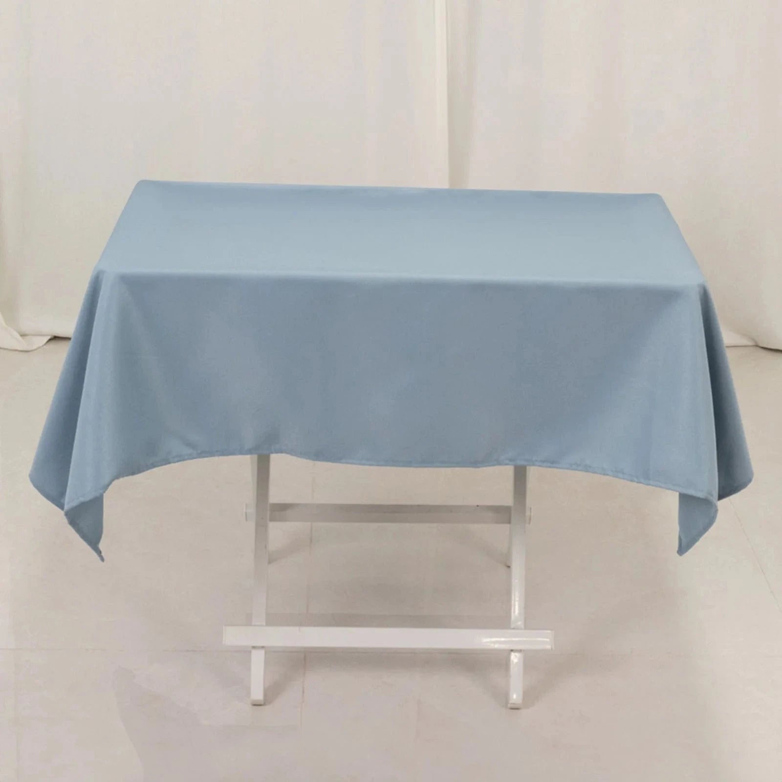 54x54 Inch Premium Square Polyester Tablecloth - Wrinkle & Stain Resistant - Perfect for Dining Tables, Parties, Weddings & Events