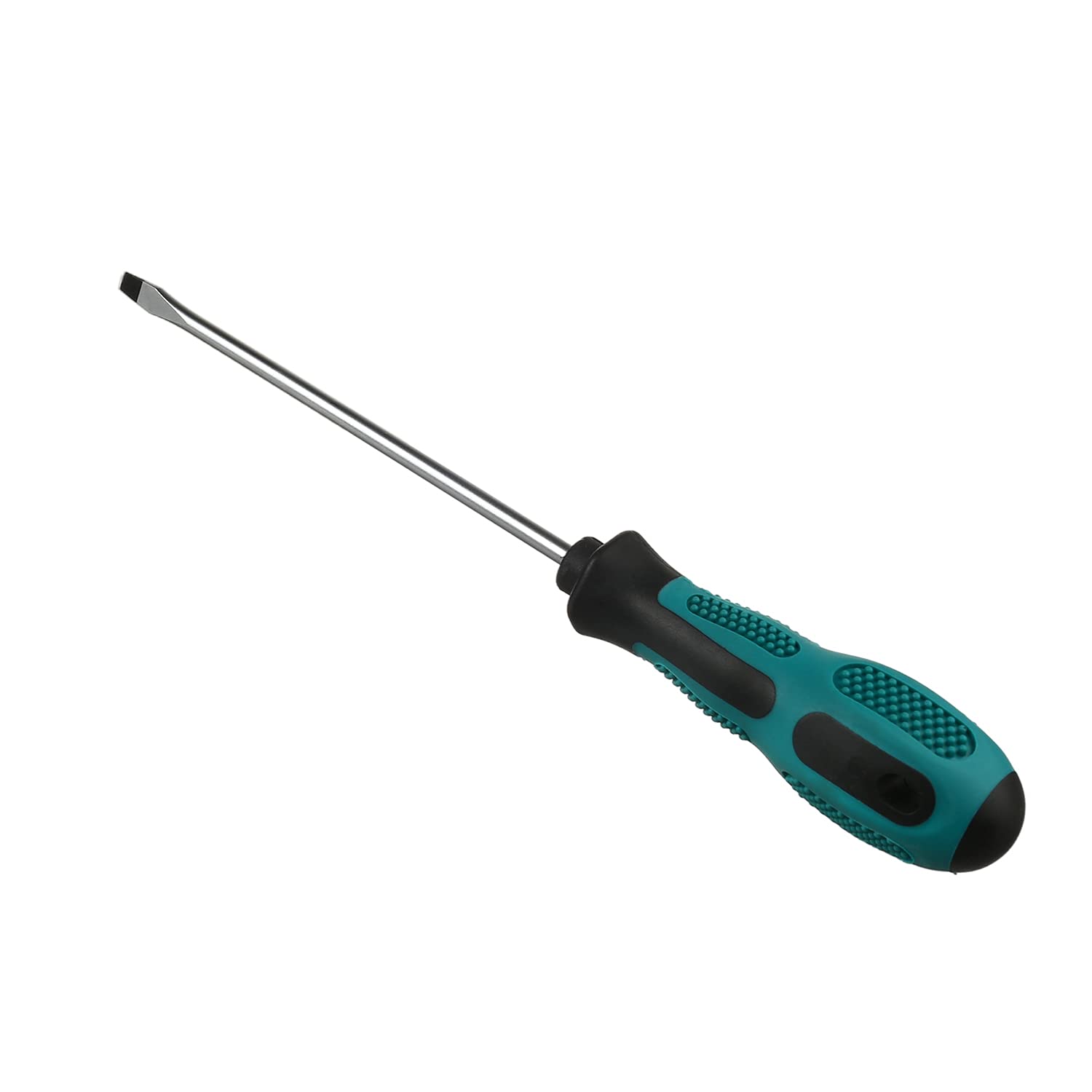 Utoolmart 5mm Slotted Magnetic Screwdriver - 150mm Round Shaft Flat Head Precision Tool with Non-Slip Grip for Electronics Repair, DIY Crafts & Home Improvement (1-Piece) | Perfect for Phone, Laptop & Small Appliance Fixes